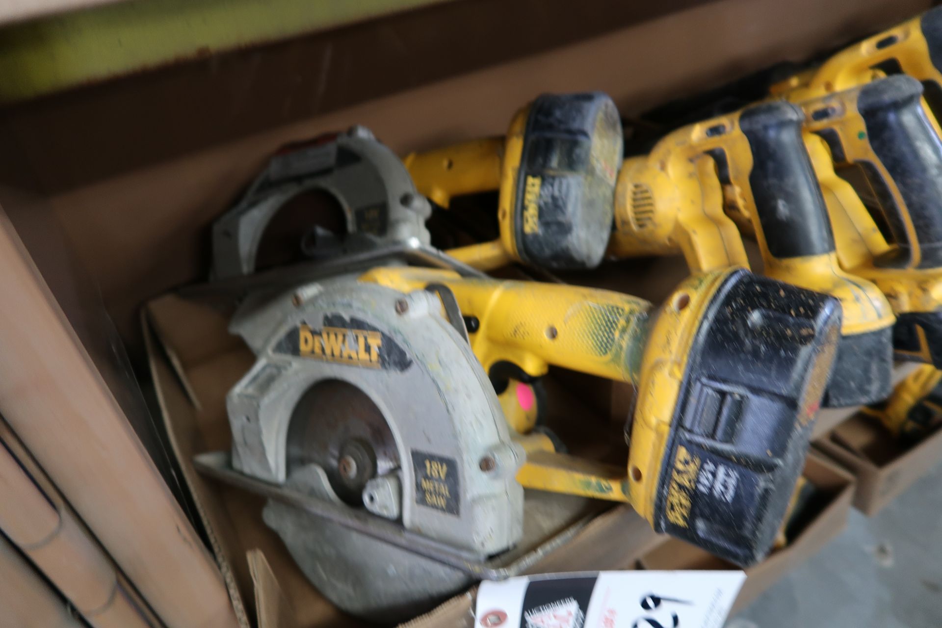 DeWalt 18Volt Cordless Circular Saws (2) and Cordless Sawz-Alls (8) (NO CHARGERS OR BATTERIES) (SOLD - Image 2 of 6