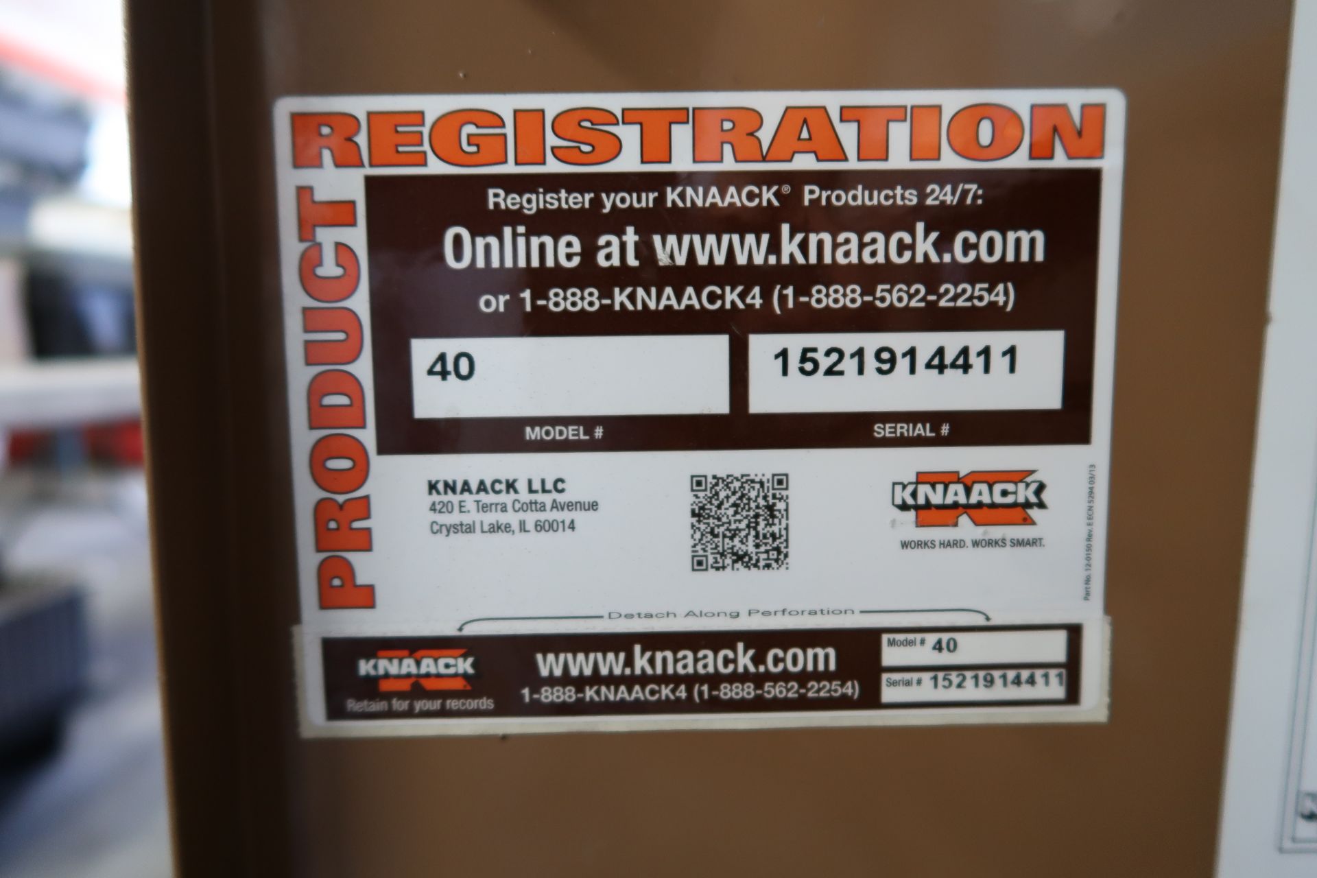 Knaack mdl. 44 Rolling Job Box (SOLD AS-IS - NO WARRANTY) - Image 4 of 4