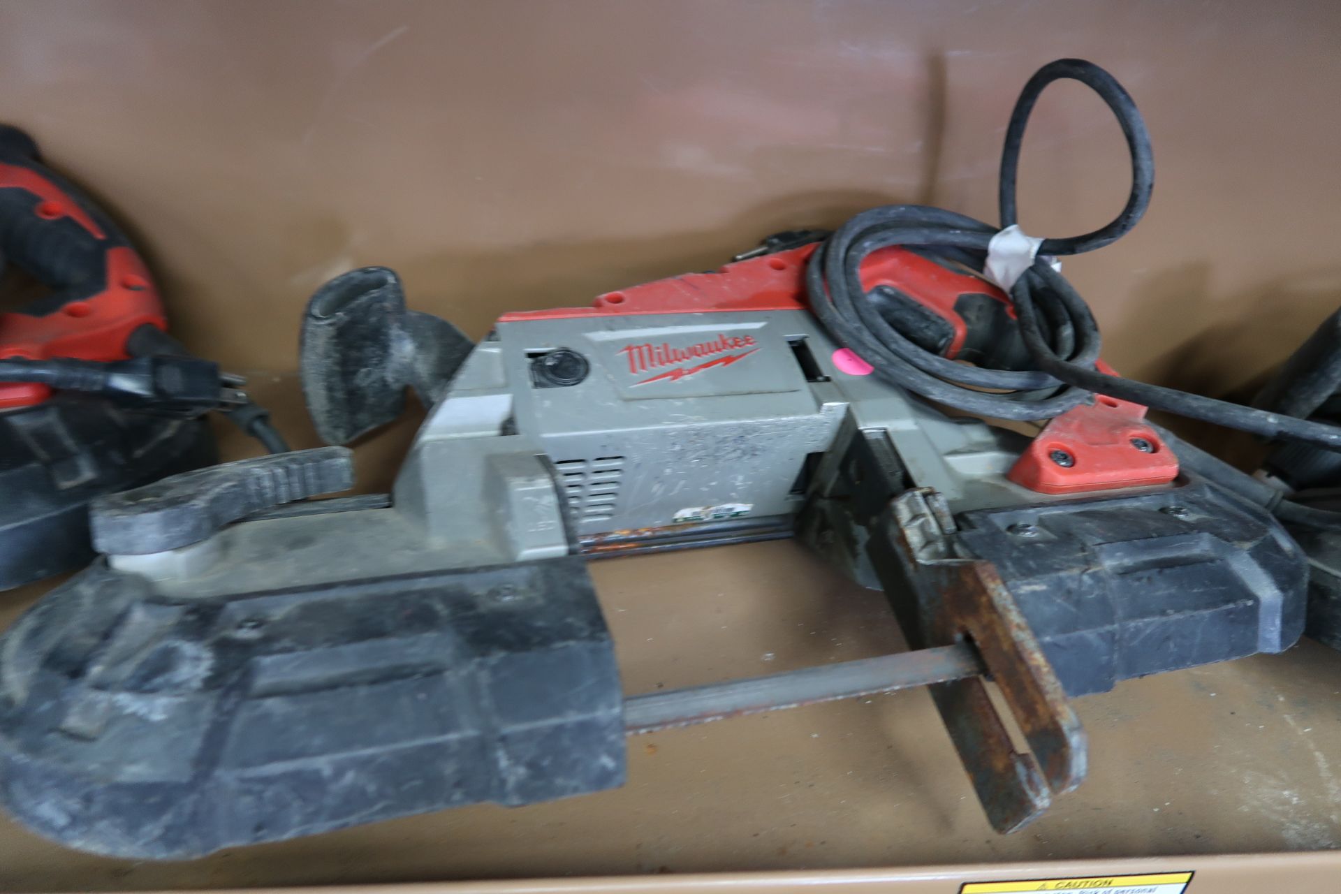 Milwaukee Variable Speed Deep Cut Portable Band Saws (3) (110V Plug) (SOLD AS-IS - NO WARRANTY) - Image 3 of 6