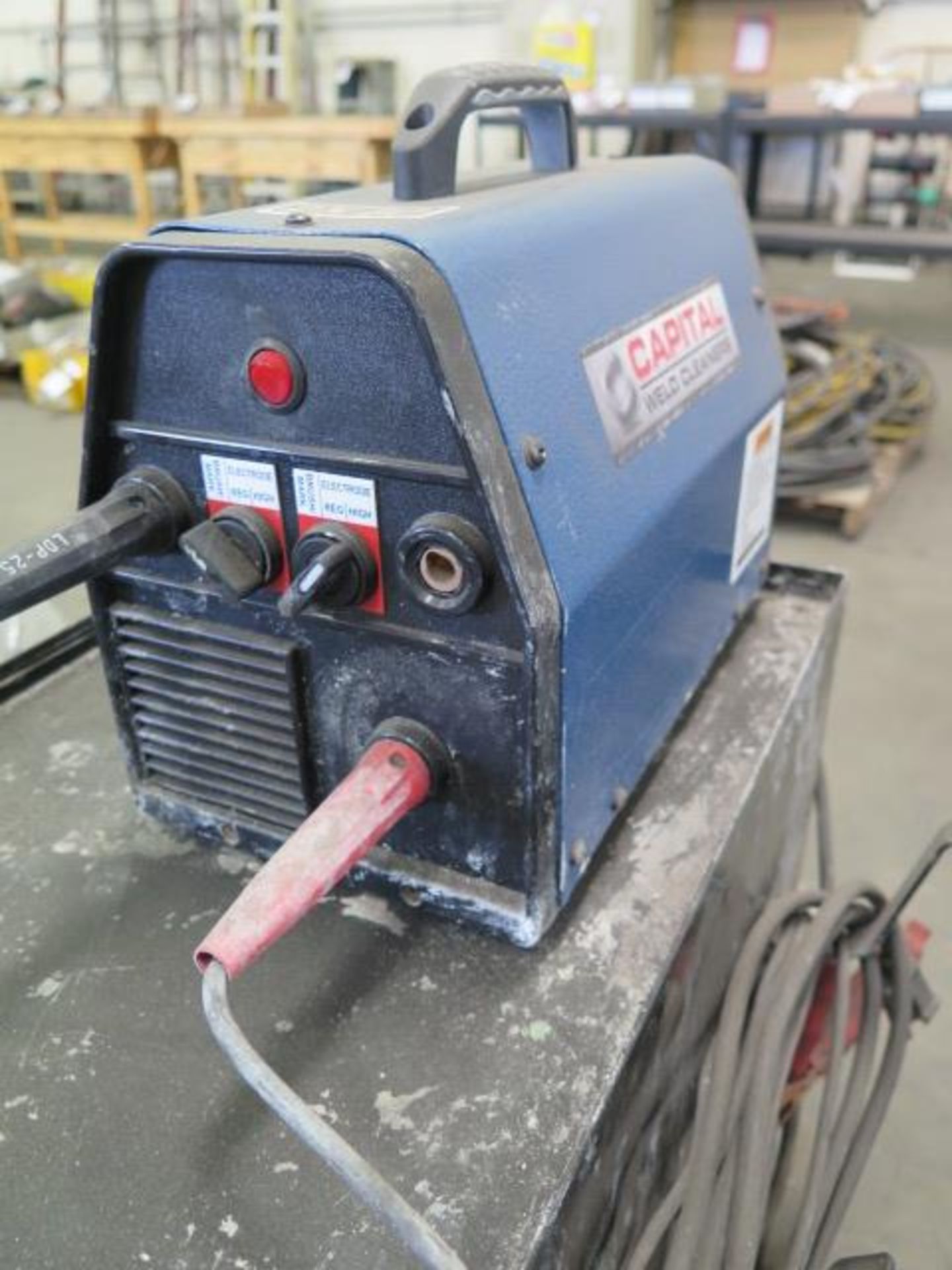 Capital mdl. 2X40 Weld Cleaner s/n 2559 w/ Cart and Acces (SOLD AS-IS - NO WARRANTY) - Image 2 of 8