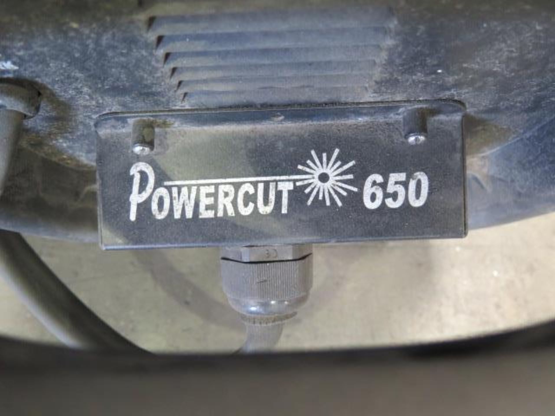 Esab Powercut 650 Plasma Cutting Power Source s/n 0011020482 w/ Cart (SOLD AS-IS - NO WARRANTY) - Image 4 of 7