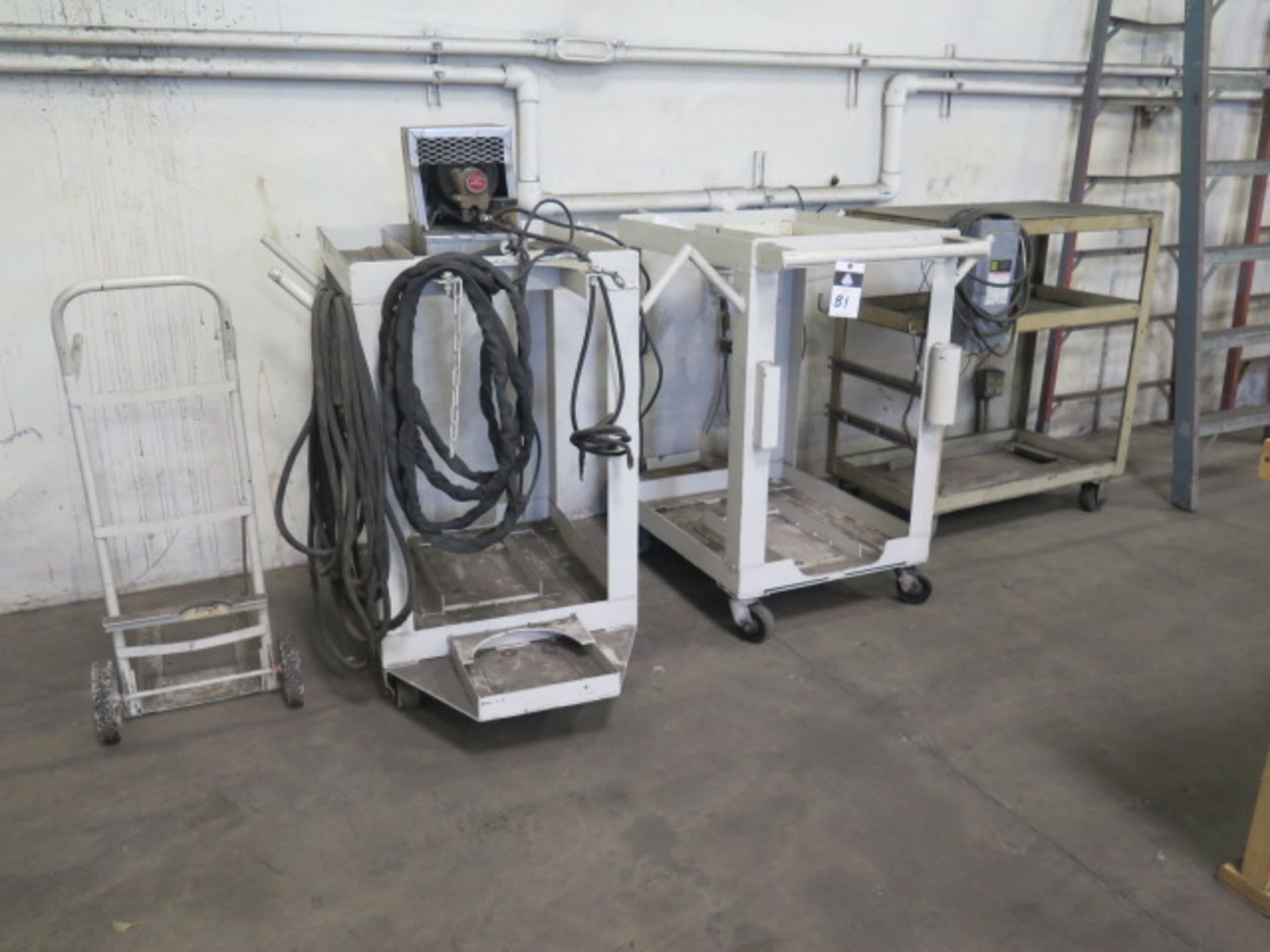 Misc Welding Carts (4) (SOLD AS-IS - NO WARRANTY)