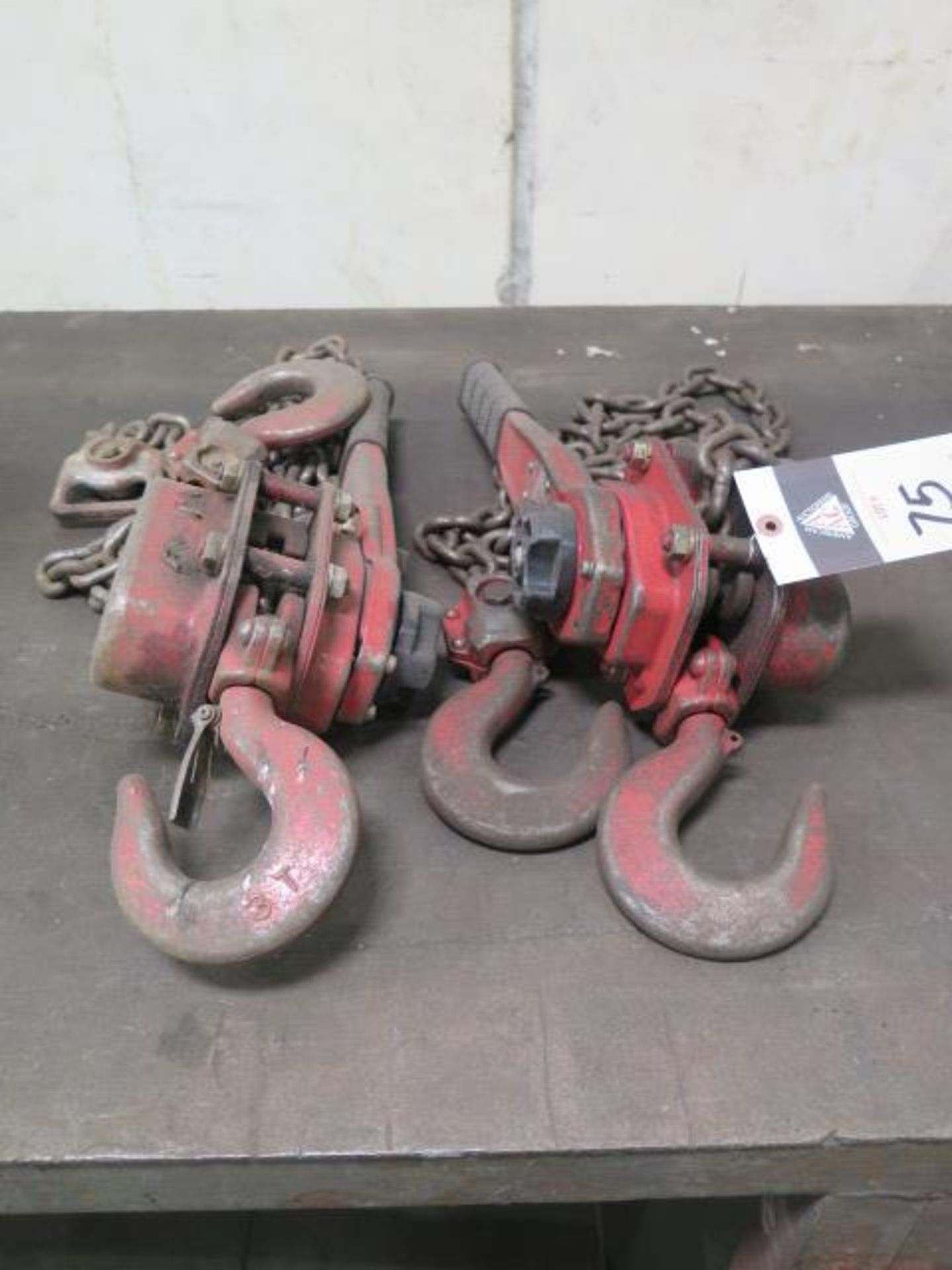 Coffing 3-Ton Chain Come-Alongs (2) (SOLD AS-IS - NO WARRANTY)