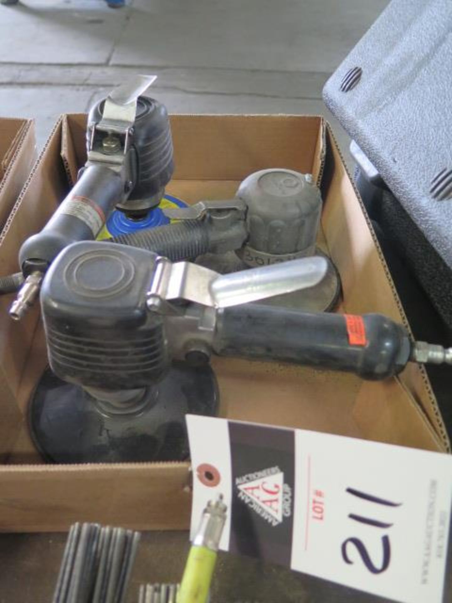 Pneumatic Orbital Sanders (3) (SOLD AS-IS - NO WARRANTY)