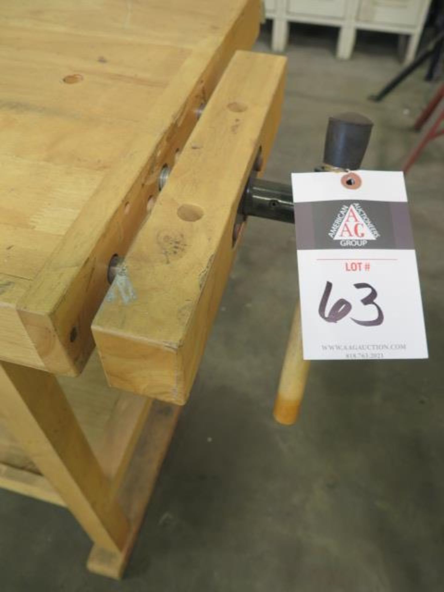 Wood Working Benches (4) w/ Vises (SOLD AS-IS - NO WARRANTY) - Image 2 of 5