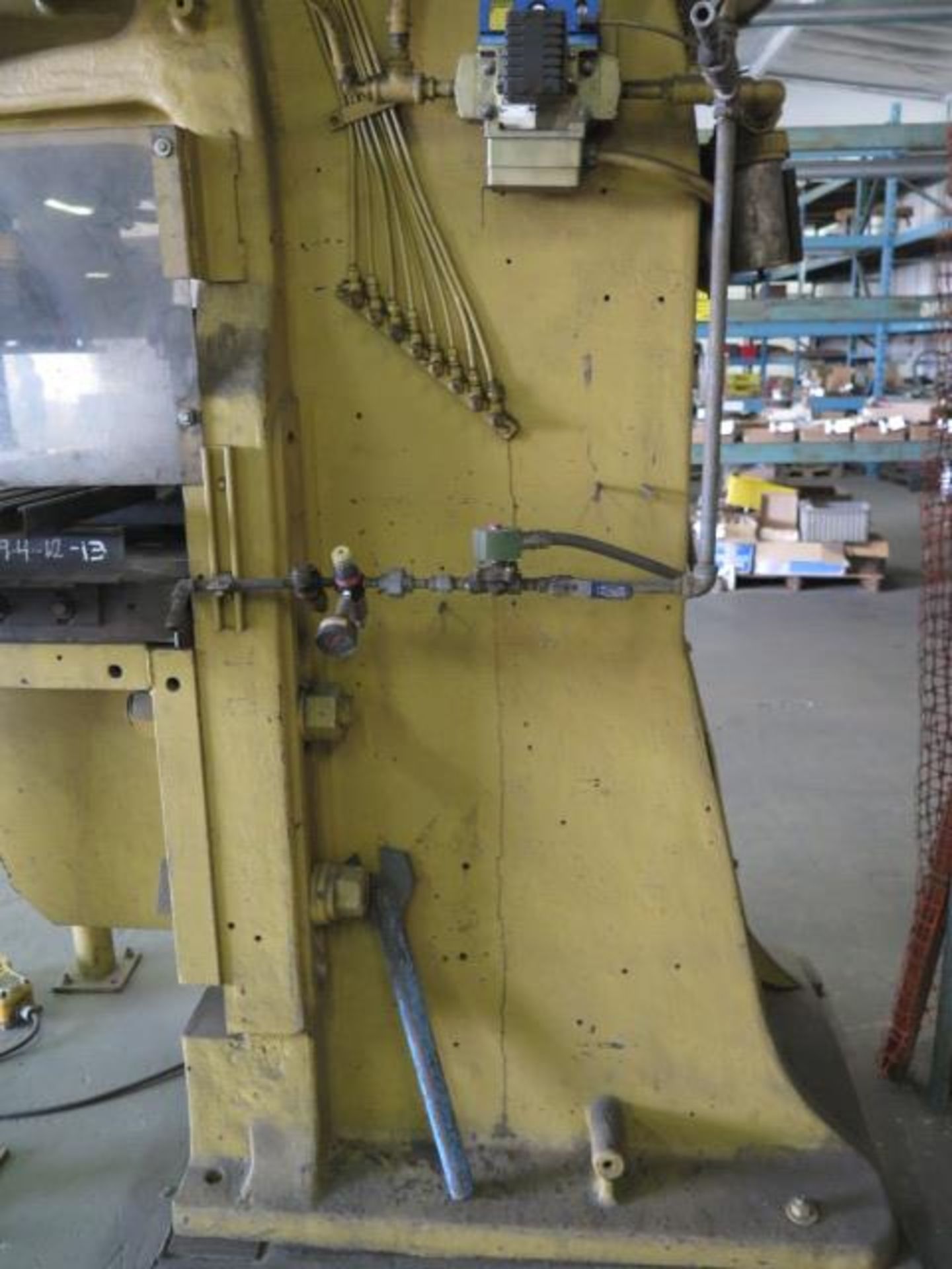 65 Ton Stamping Press w/ Pneumatic Clutch, Brake, 25” x 32” Bolster SOLD AS-IS, PARTS ONLY - Image 10 of 14