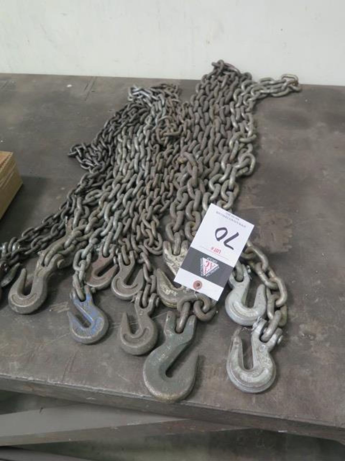 Chain Slings (6) (SOLD AS-IS - NO WARRANTY)