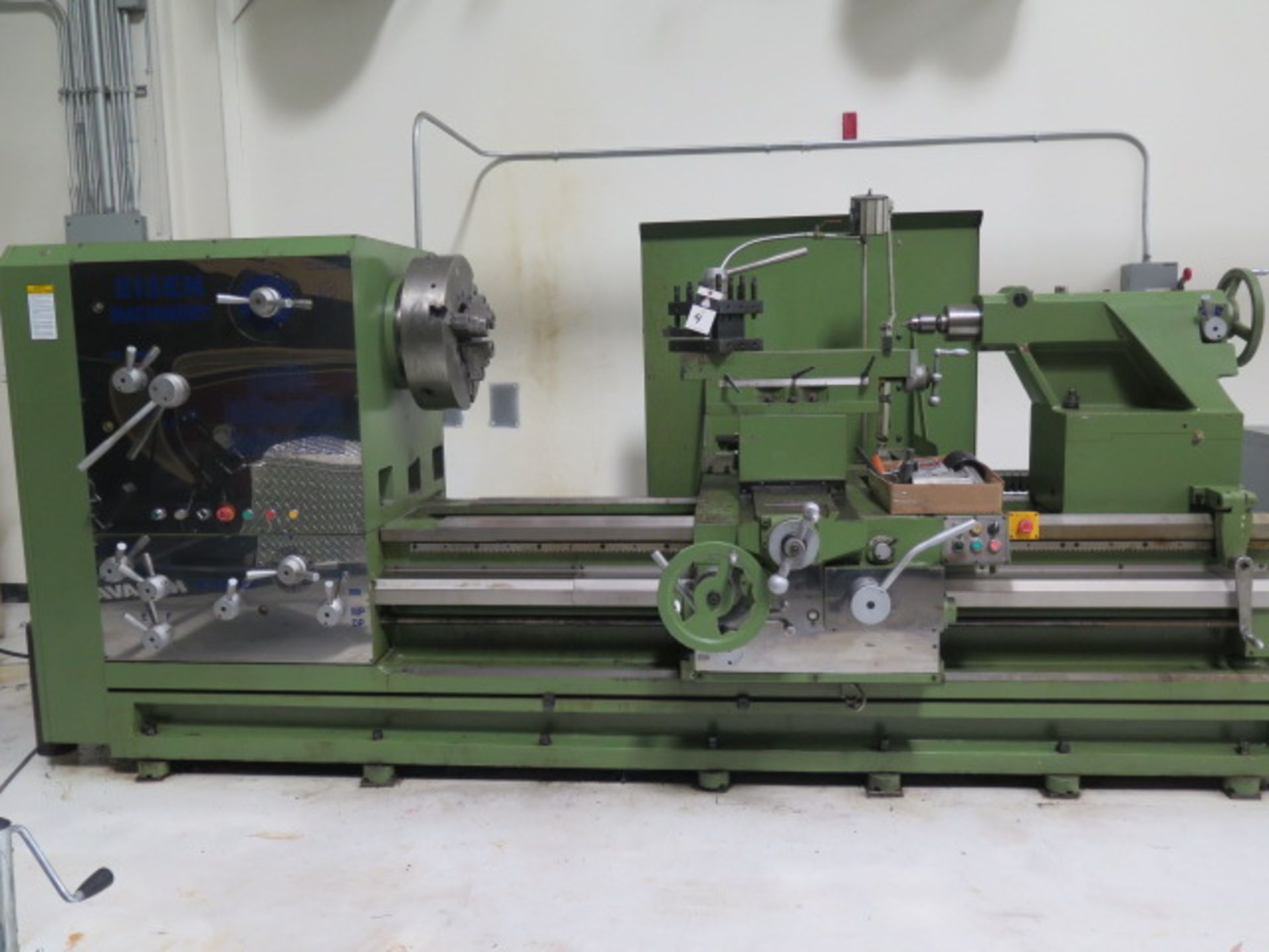 2008 Eisen PS-4560 45” x 60” Geared Head Lathe s/n 08120678 w/ 6” Thru Spindle Bore, 7-700 RPM, - Image 3 of 16