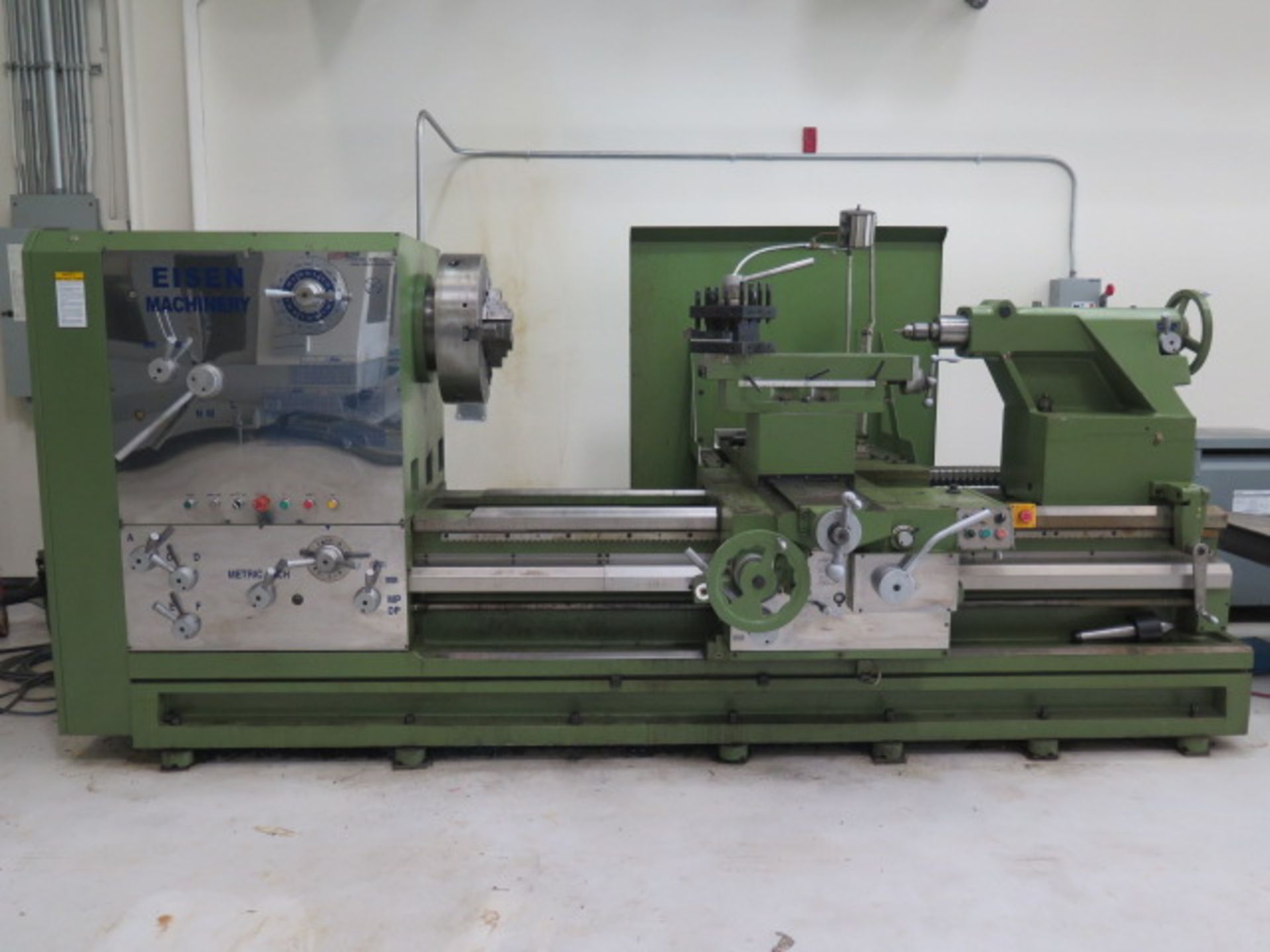 2008 Eisen PS-4560 45” x 60” Geared Head Lathe s/n 08120678 w/ 6” Thru Spindle Bore, 7-700 RPM,