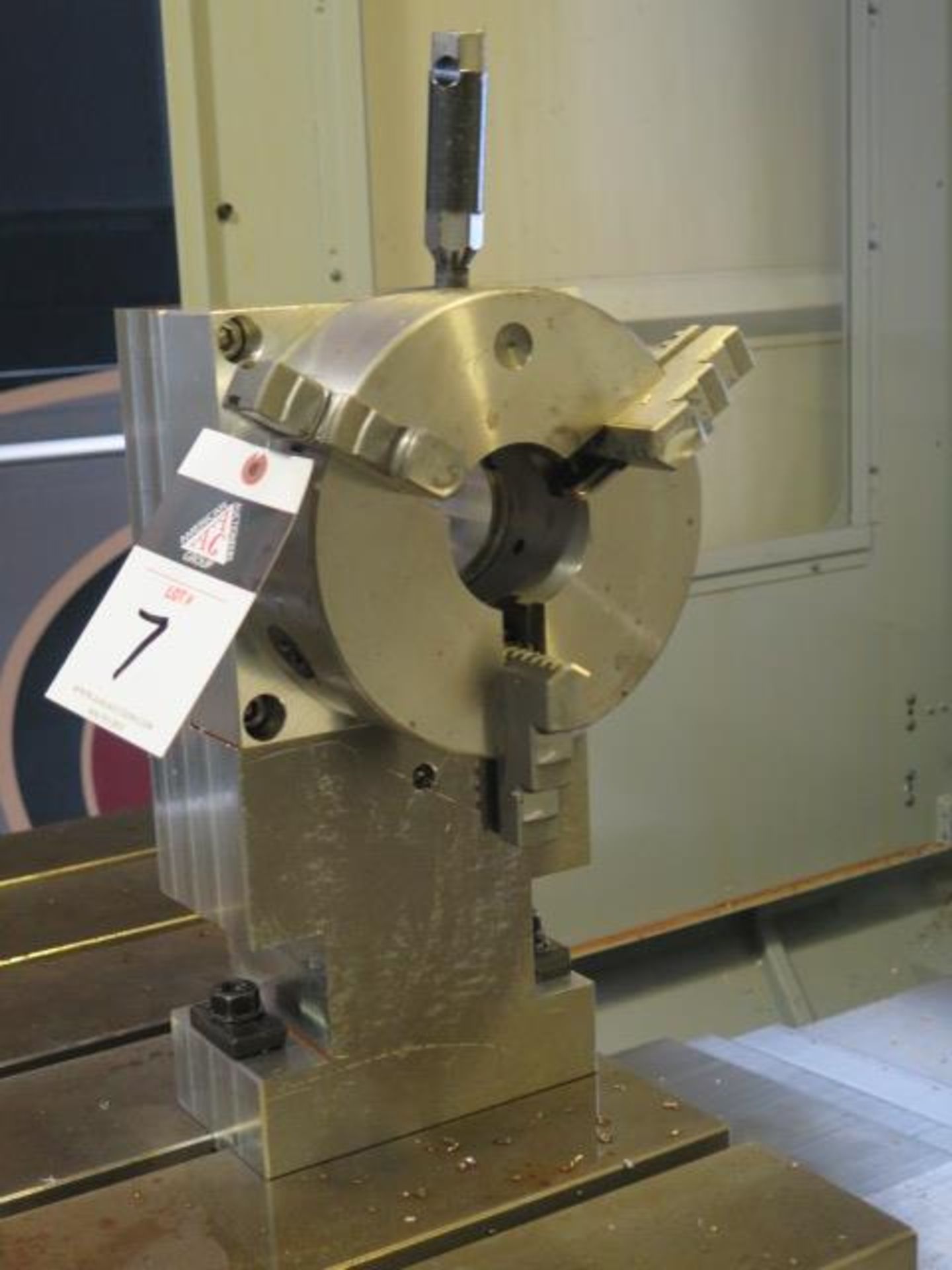 8" 3-Jaw Chuck w/ Mounting Block - Image 3 of 3