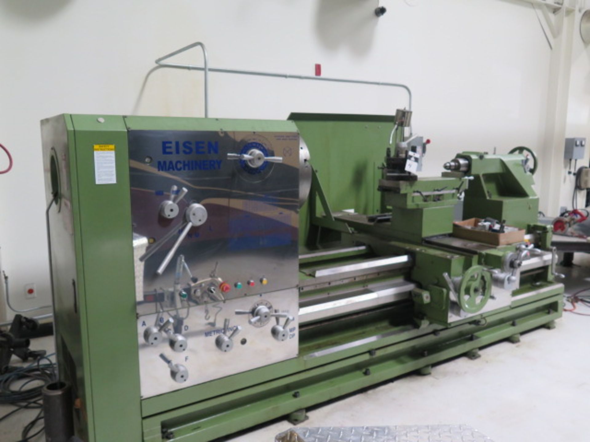 2008 Eisen PS-4560 45” x 60” Geared Head Lathe s/n 08120678 w/ 6” Thru Spindle Bore, 7-700 RPM, - Image 5 of 16
