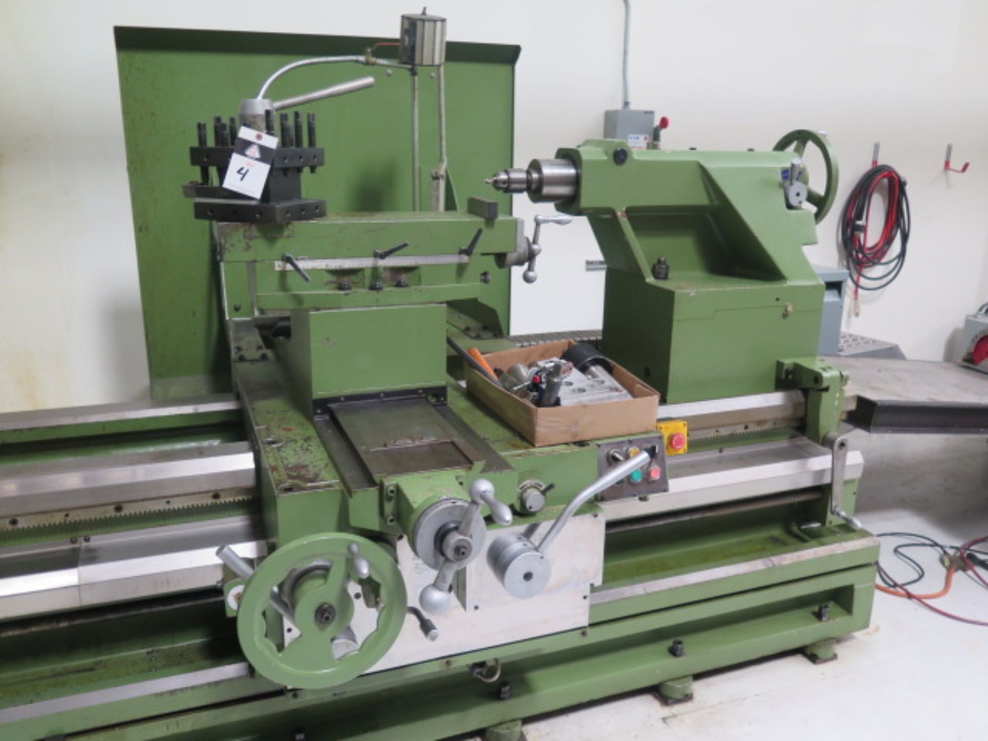 2008 Eisen PS-4560 45” x 60” Geared Head Lathe s/n 08120678 w/ 6” Thru Spindle Bore, 7-700 RPM, - Image 10 of 16