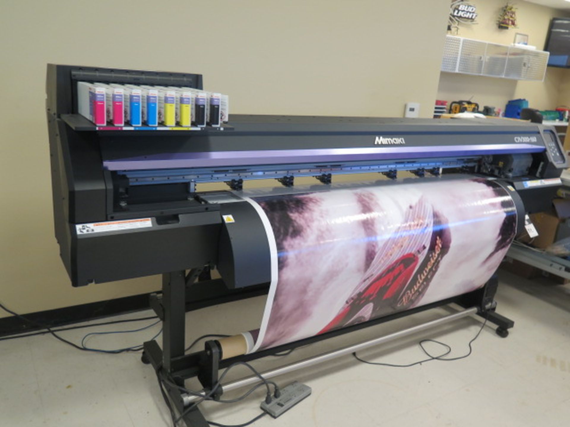 2016 Mimaki CJV300-160 63.3” Wide Format Color Printer s/n T567B642 - Image 2 of 12