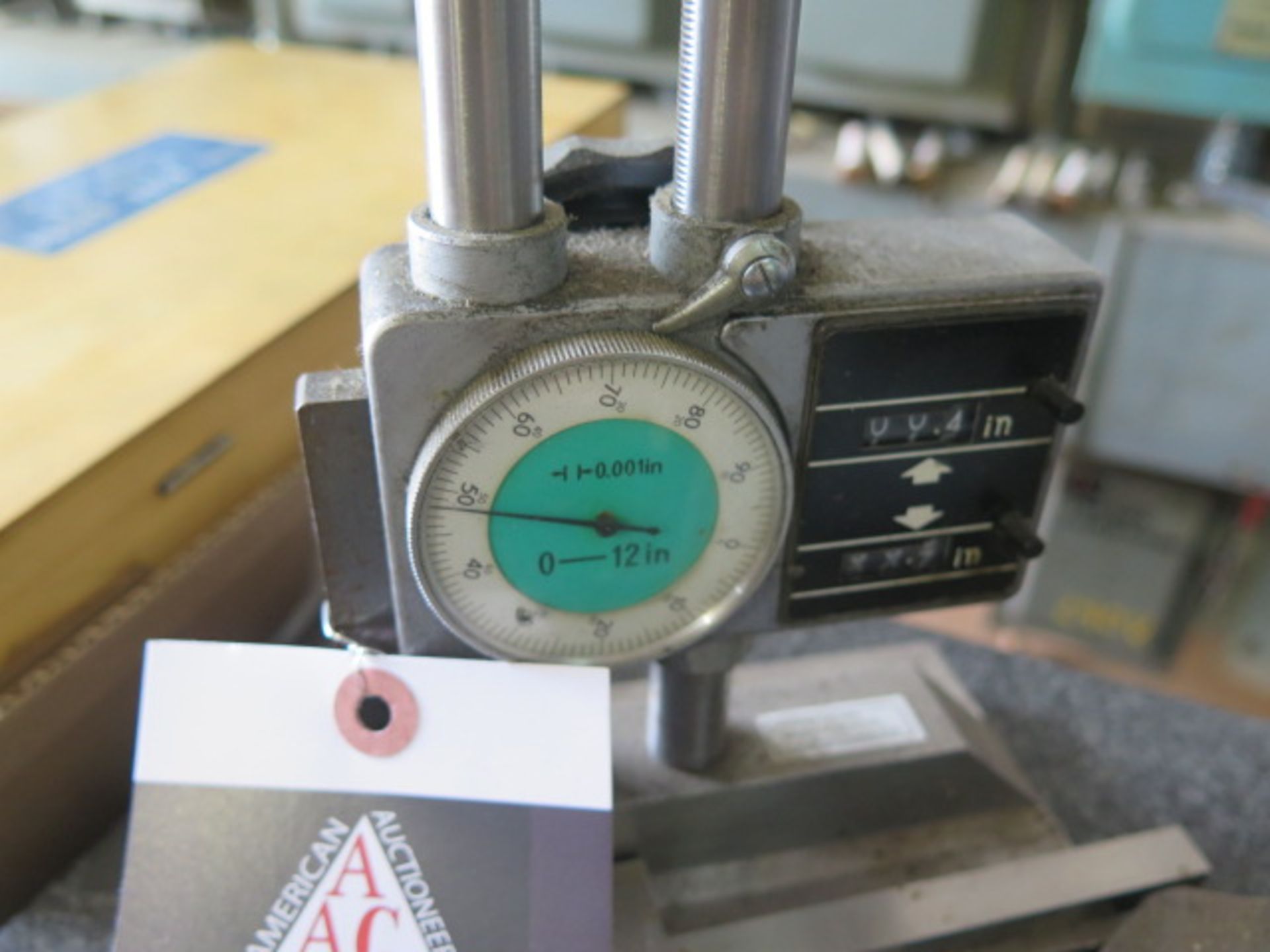 12" Dial Height Gage and Starrett 26" Vernier Height Gage (SOLD AS-IS - NO WARRANTY) - Image 3 of 3