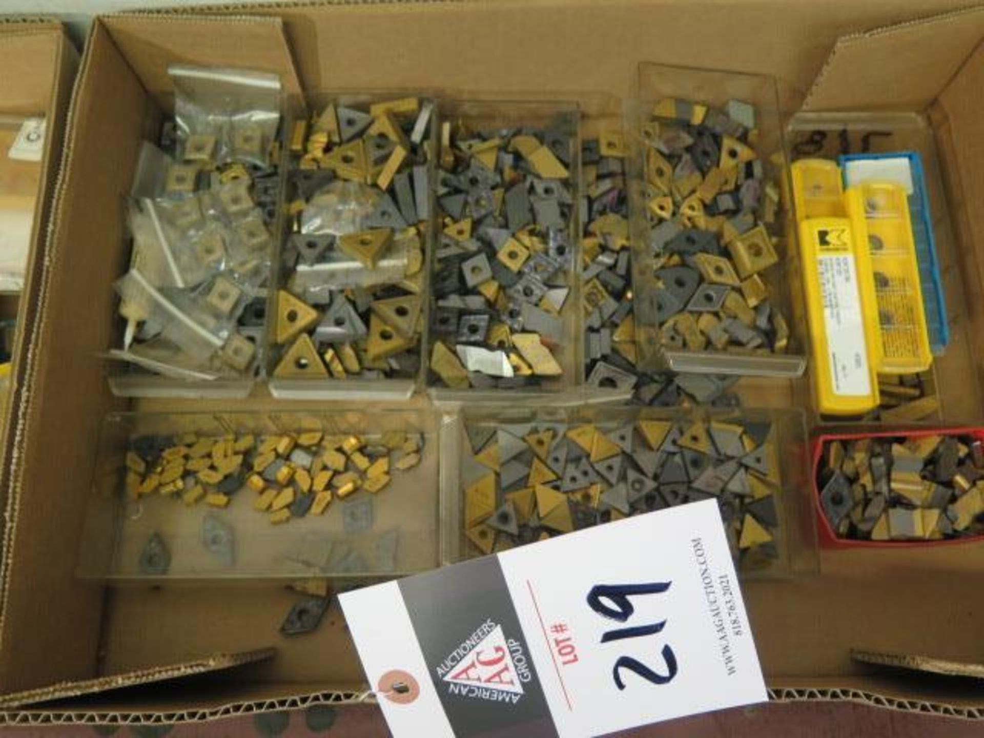 Carbide Inserts (SOLD AS-IS - NO WARRANTY)