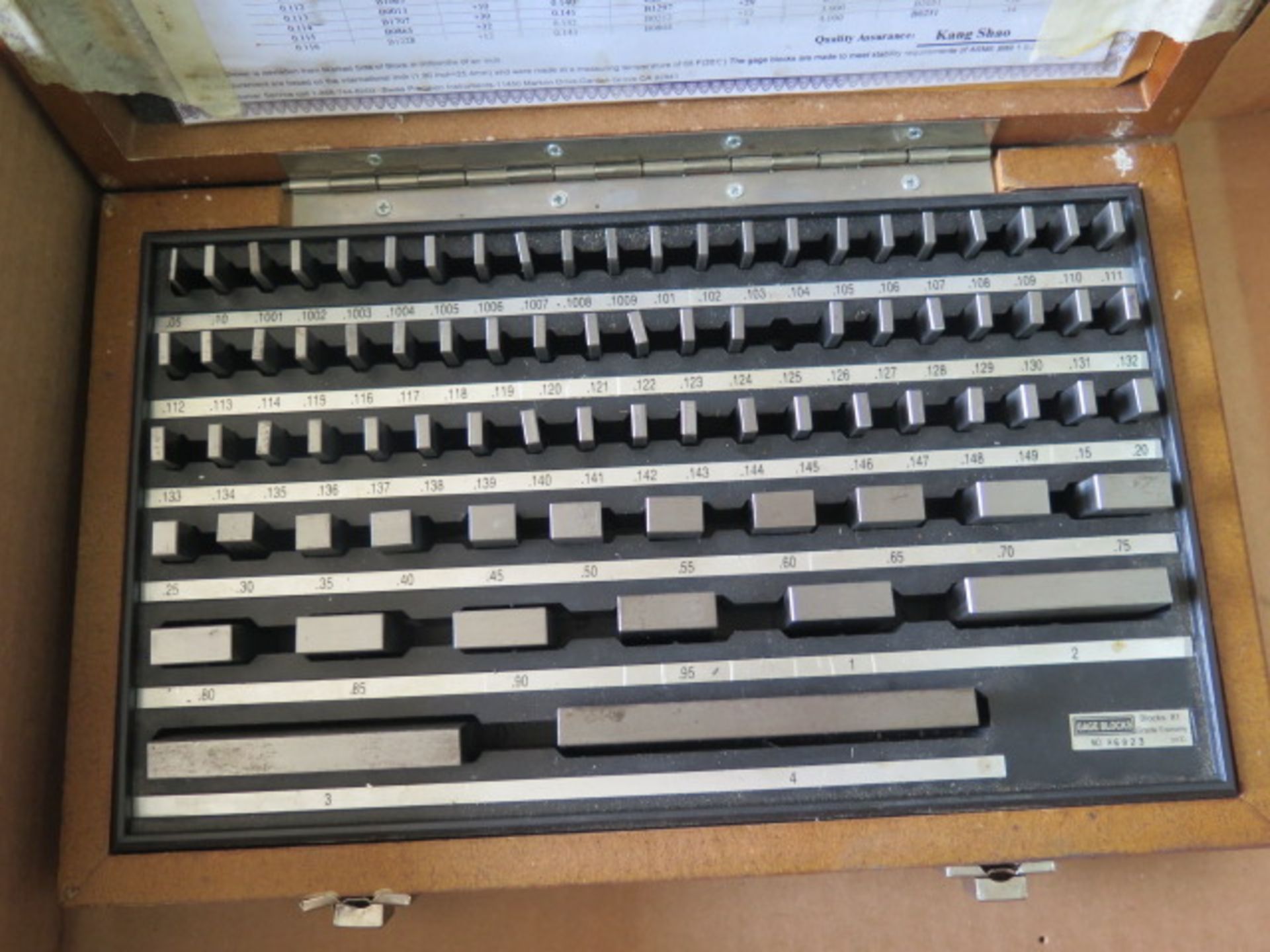 SPI Gage Block Set (SOLD AS-IS - NO WARRANTY) - Image 2 of 3