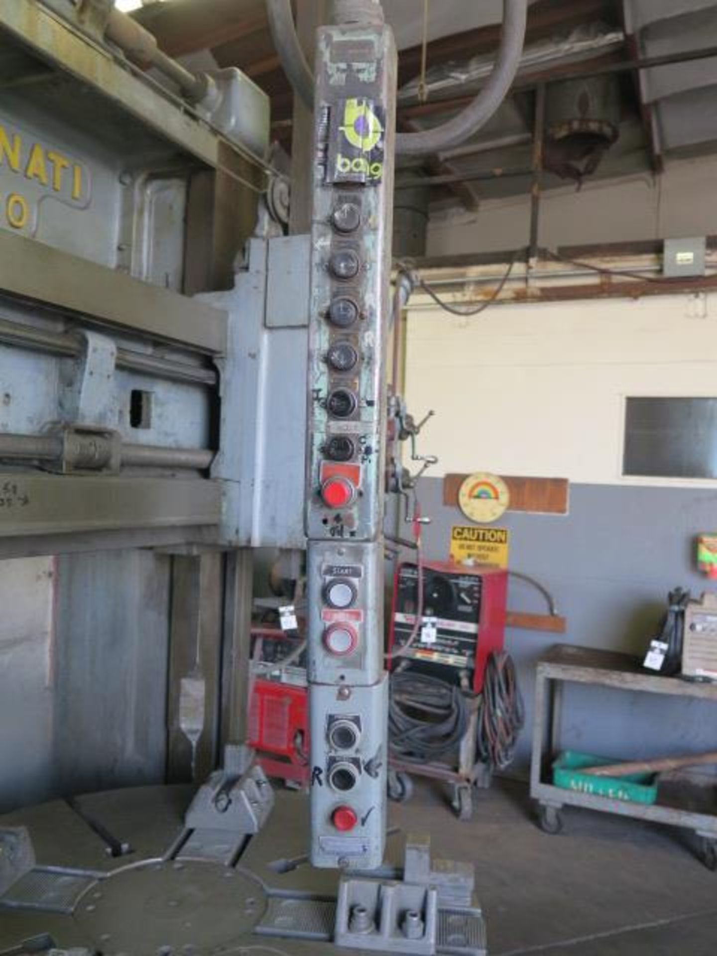 Cincinnati Hypro 52” Vertical Boring Mill s/n 6261 w/ Cincinnati Controls, 57” Swing, SOLD AS IS - Image 15 of 16