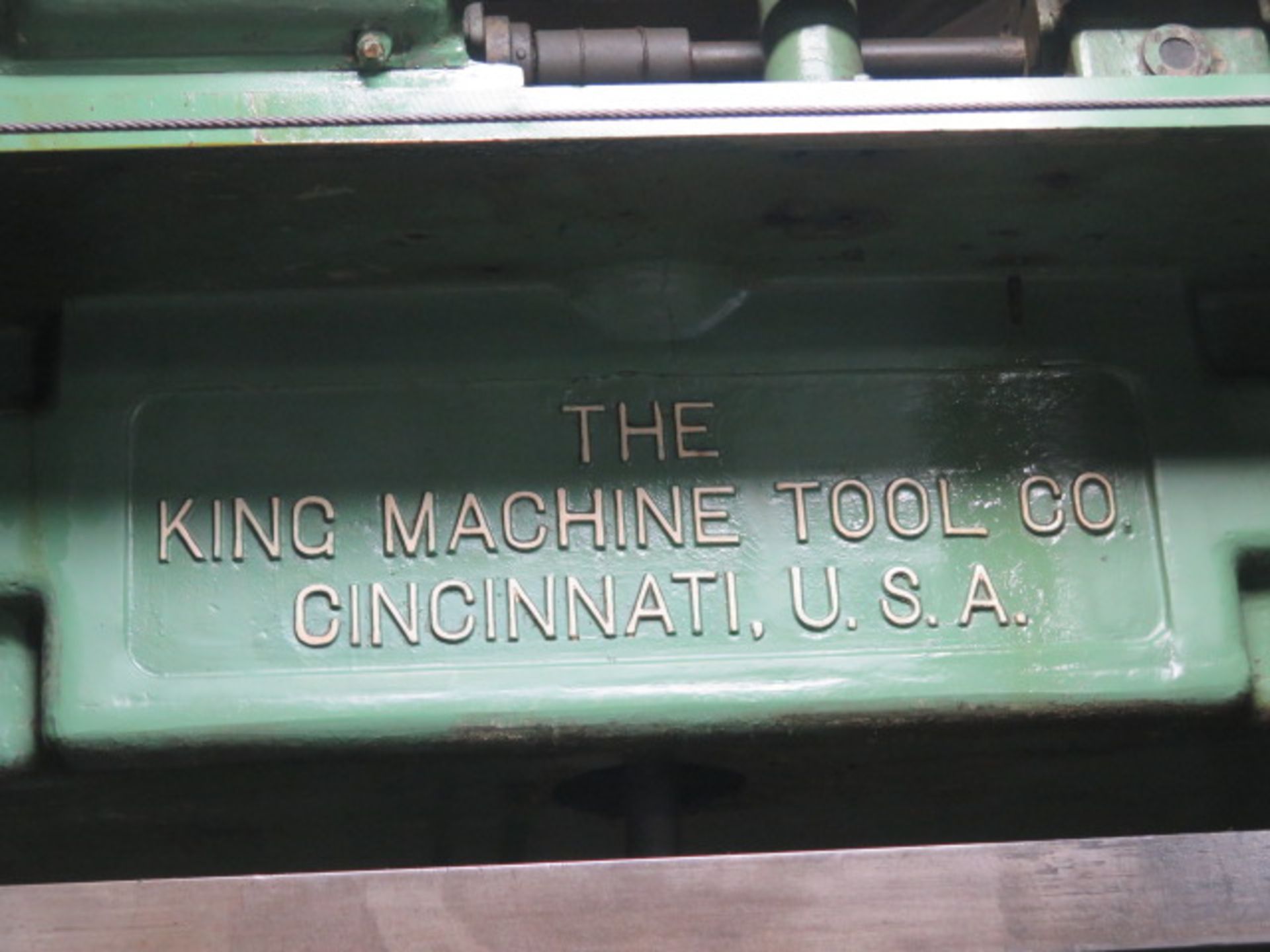 King 62” Vertical Boring Mill s/n 2076 w/Controls, 70” Swing, 1.7-83.4 RPM, (2) Facing/, SOLD AS IS - Image 18 of 18