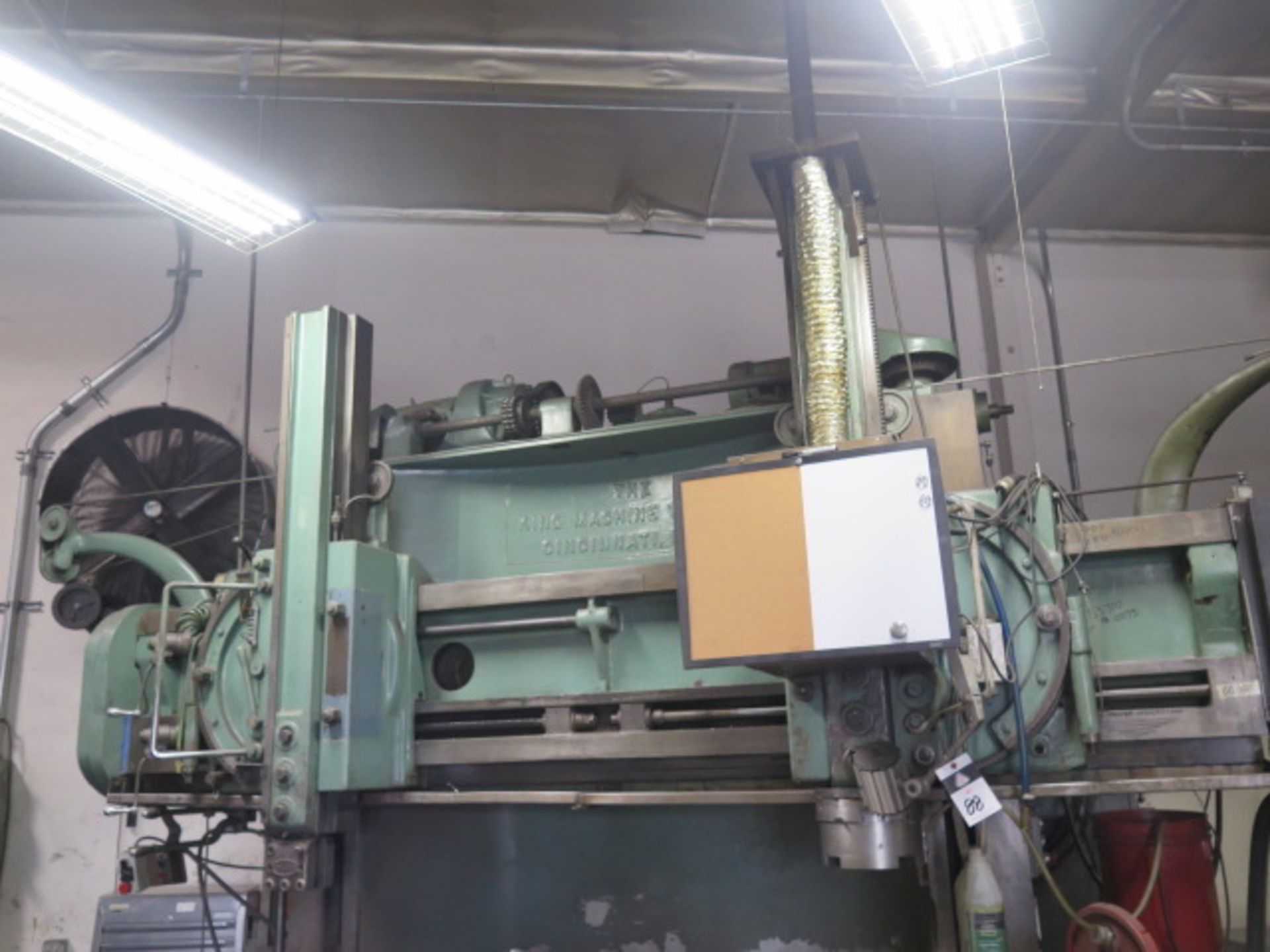 King 71” CNC Vertical Boring Mill s/n 1130 w/ Centroid T400 CNC Controls, 76” Max Swing, SOLD AS IS - Image 3 of 21