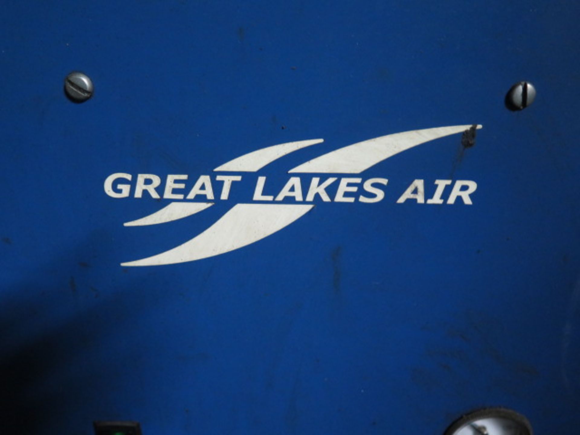 Curtis 10Hp Vertical Air Compressor w/ 3-Stage Pump, 80 Gallon Tank, Great Lakes Air, SOLD AS IS - Image 9 of 10