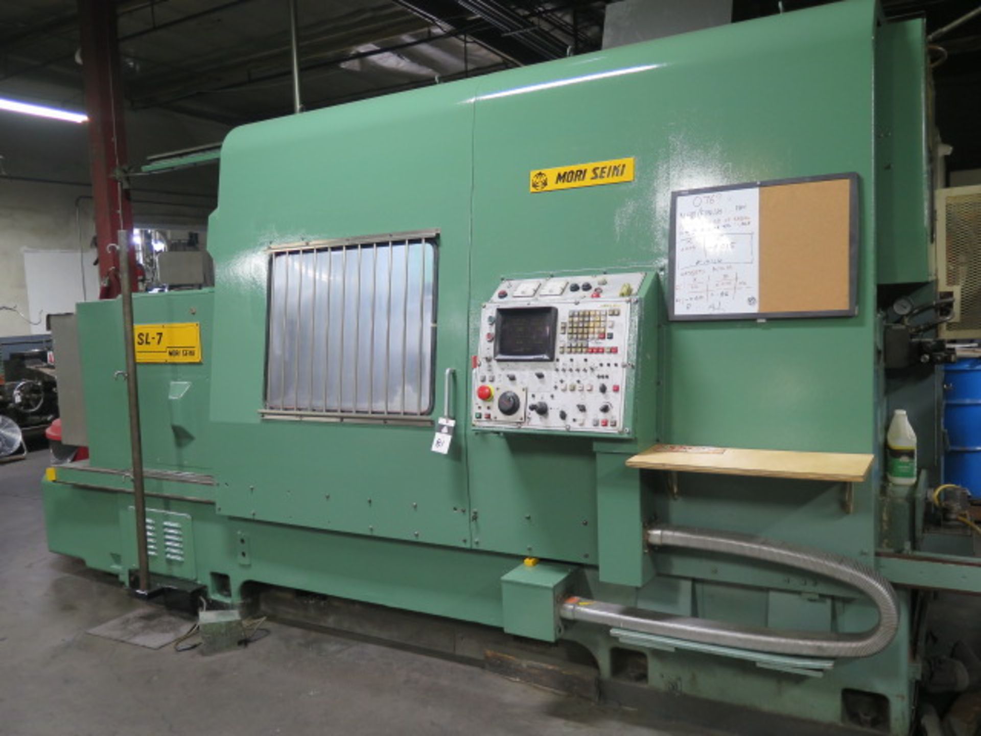 Mori Seiki SL-7C CNC Turning Center s/n 2300 w/ Fanuc System 6T Controls, 12-St Turret, SOLD AS IS - Image 2 of 20