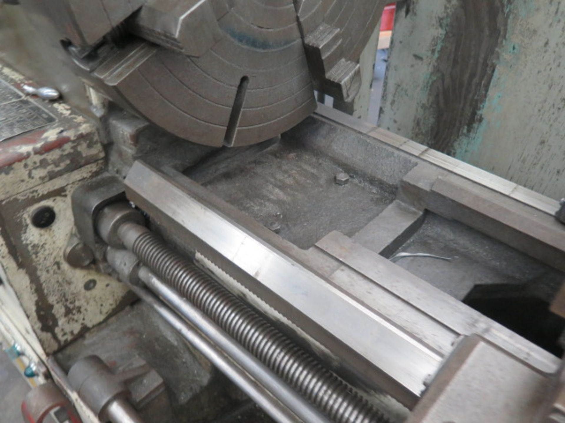 Cadillac 22” Geared Head Gap Bed Lathe s/n B92892 w/ 25-1500 RPM, Inch/mm Threading, SOLD AS IS - Image 5 of 11