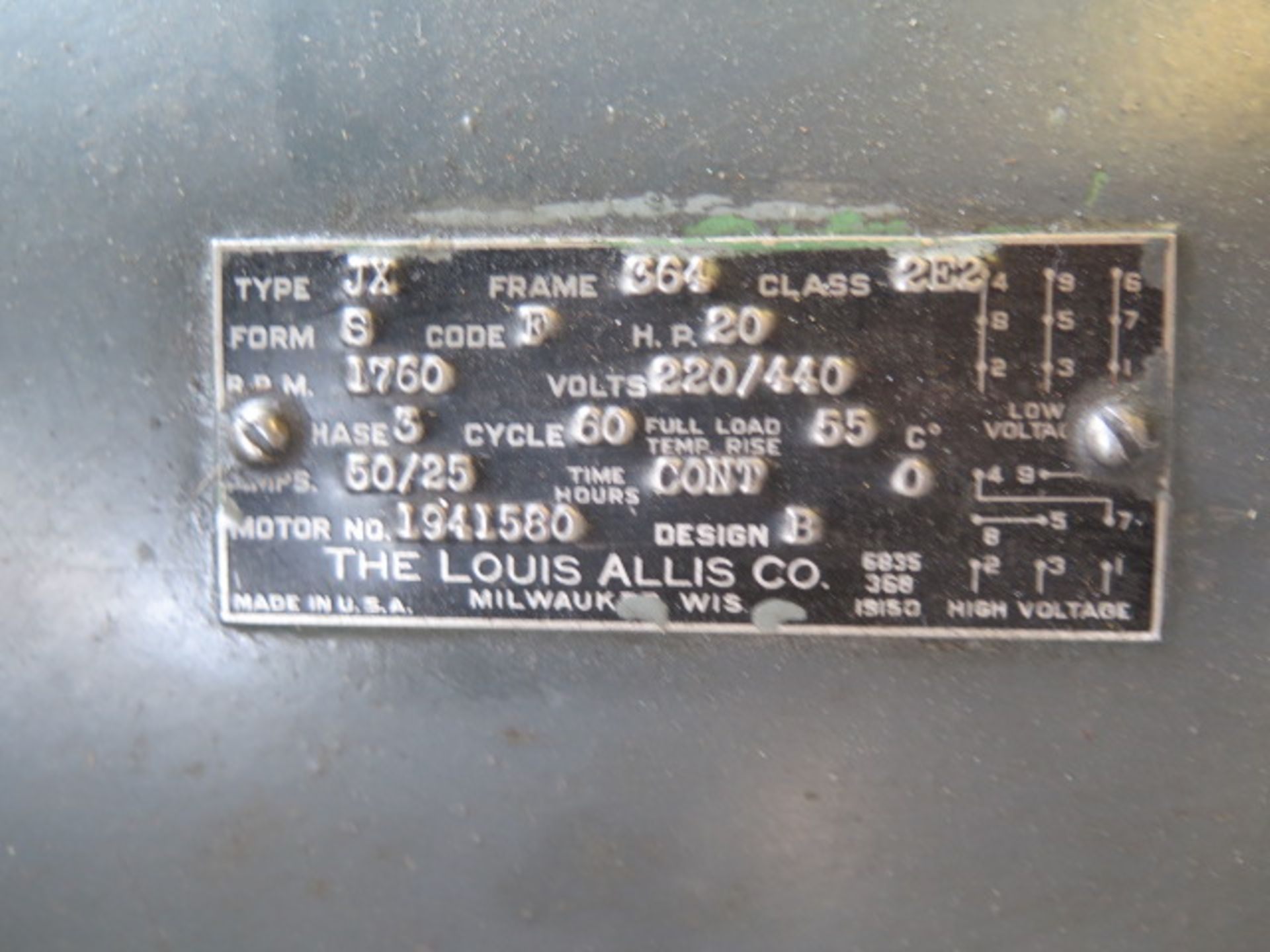 20Hp Motor (SOLD AS-IS - NO WARRANTY) - Image 5 of 5