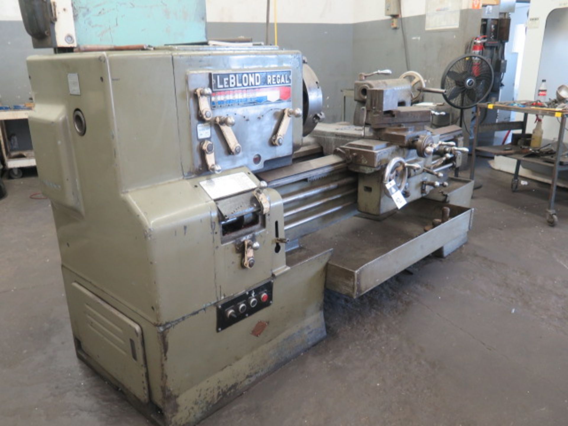 LeBlond Regal 22” x 40” Geared Head Lathe s/n 2F513 w/ 19-1500 RPM, Taper Attachment, SOLD AS IS - Image 3 of 9