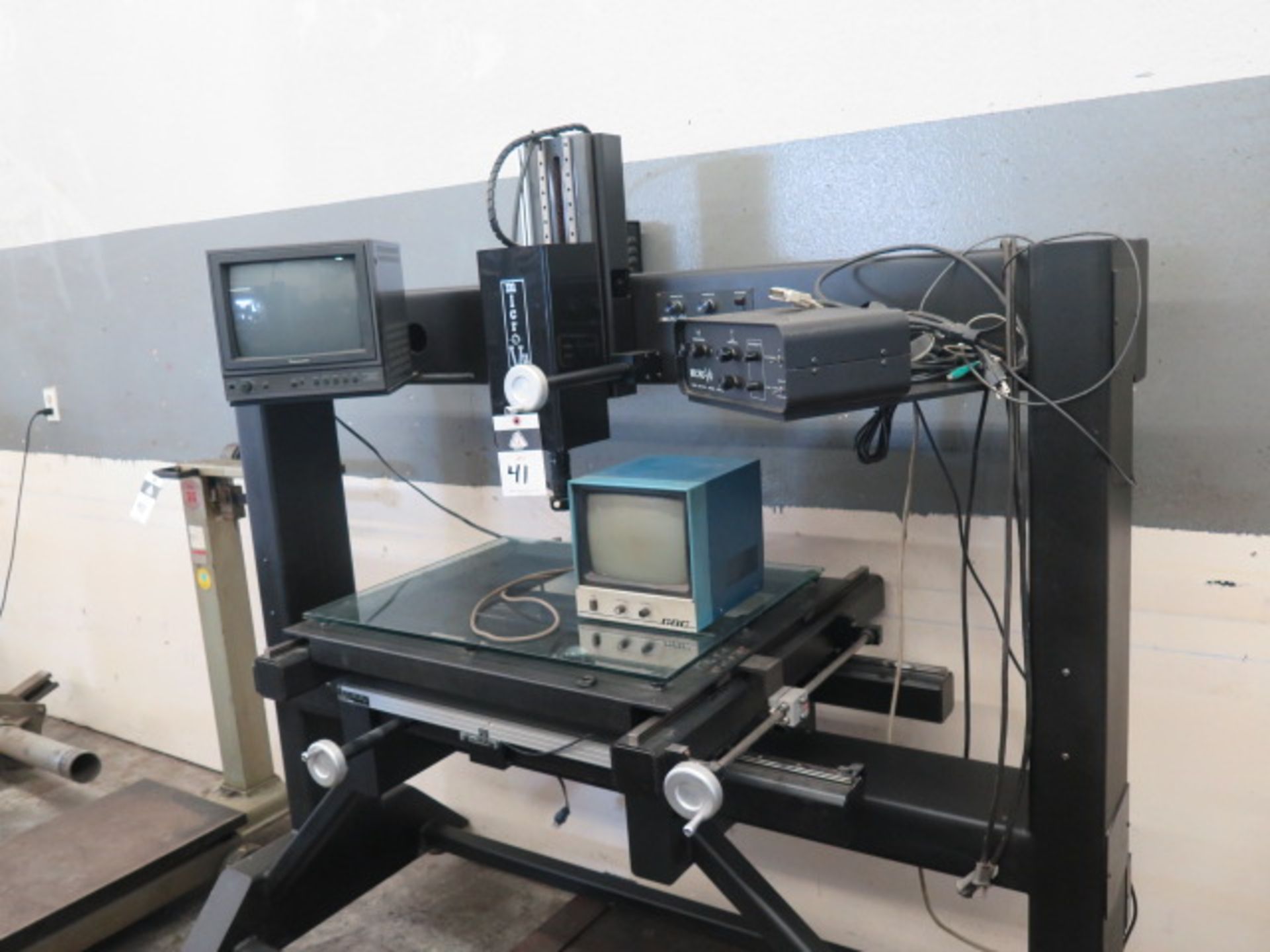 MicroVu M24X18 Video Optical Comparator s/n 4417 w/ MicroVu 9050A Video Reticle, Surfac, SOLD AS IS - Image 2 of 10