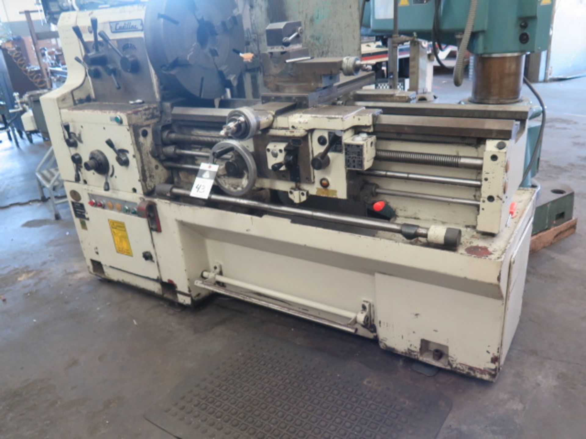 Cadillac 22” Geared Head Gap Bed Lathe s/n B92892 w/ 25-1500 RPM, Inch/mm Threading, SOLD AS IS - Image 2 of 11