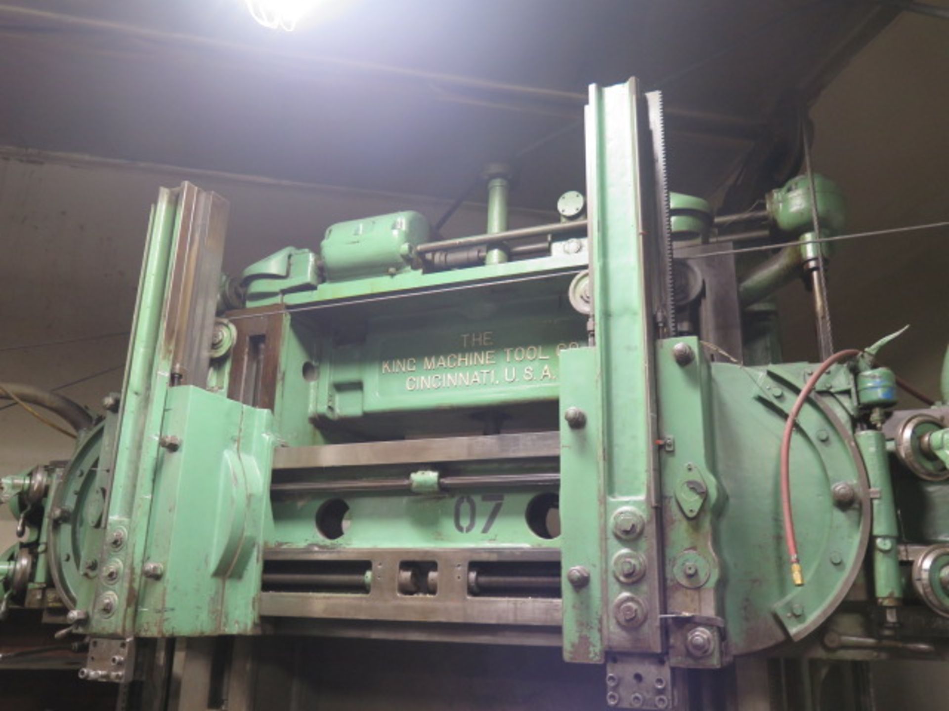 King 62” Vertical Boring Mill s/n 2076 w/Controls, 70” Swing, 1.7-83.4 RPM, (2) Facing/, SOLD AS IS - Image 3 of 18