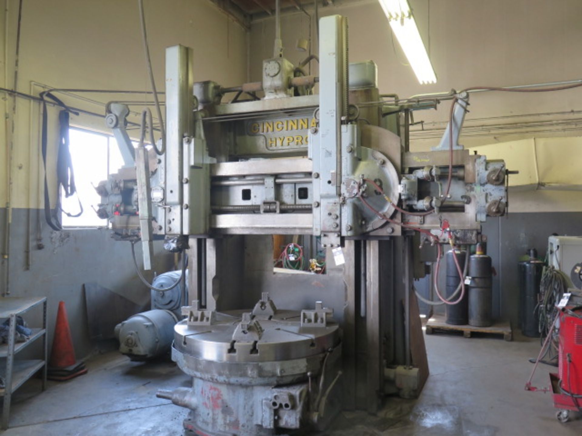 Cincinnati Hypro 52” Vertical Boring Mill s/n 6261 w/ Cincinnati Controls, 57” Swing, SOLD AS IS - Image 2 of 16