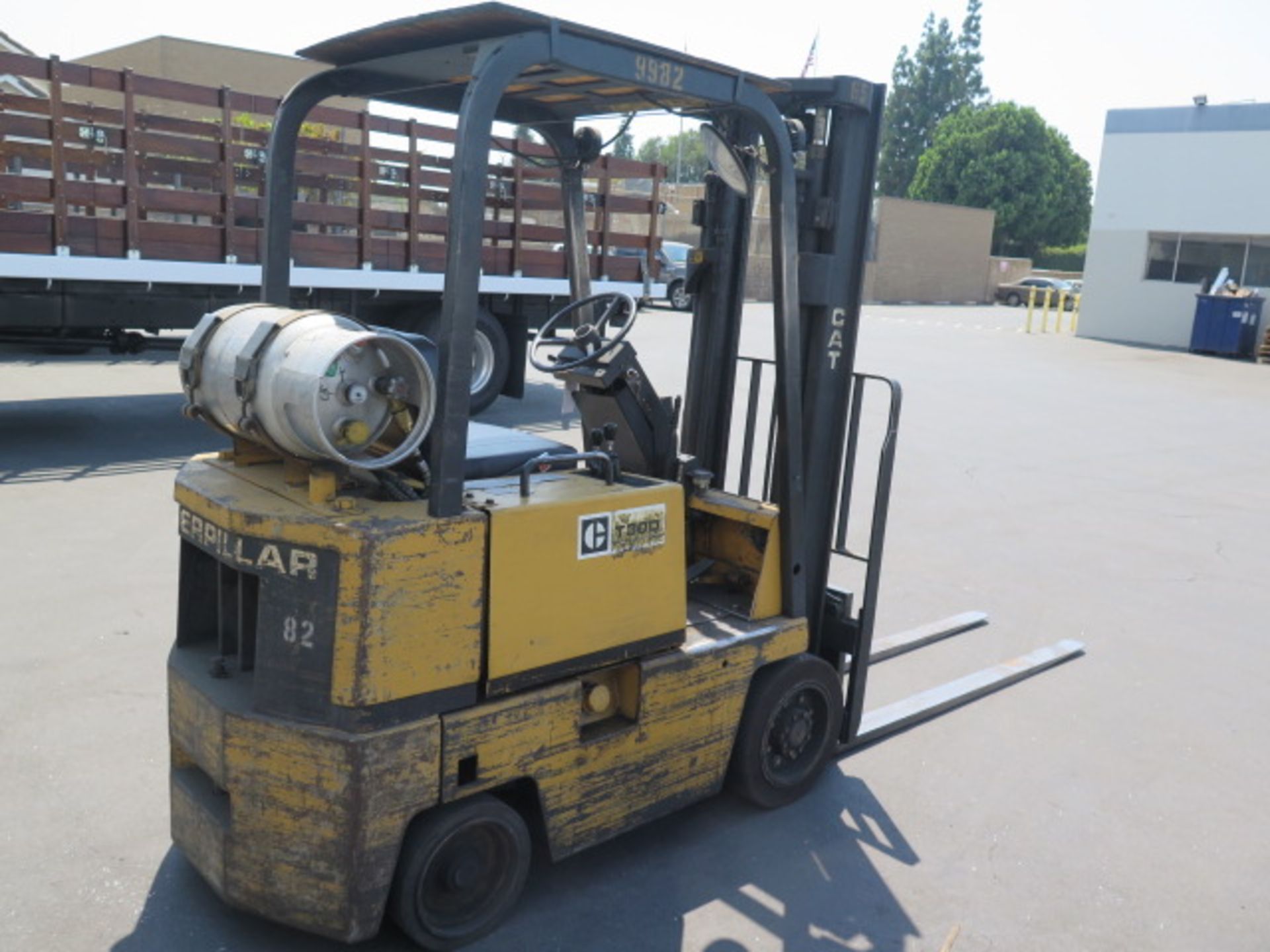 Caterpillar T30D 3000 Lb Cap LPG Forklift s/n 5GB2814 w/ 2-Stage Mast, Cushion Tires (SOLD AS-IS - - Image 3 of 9