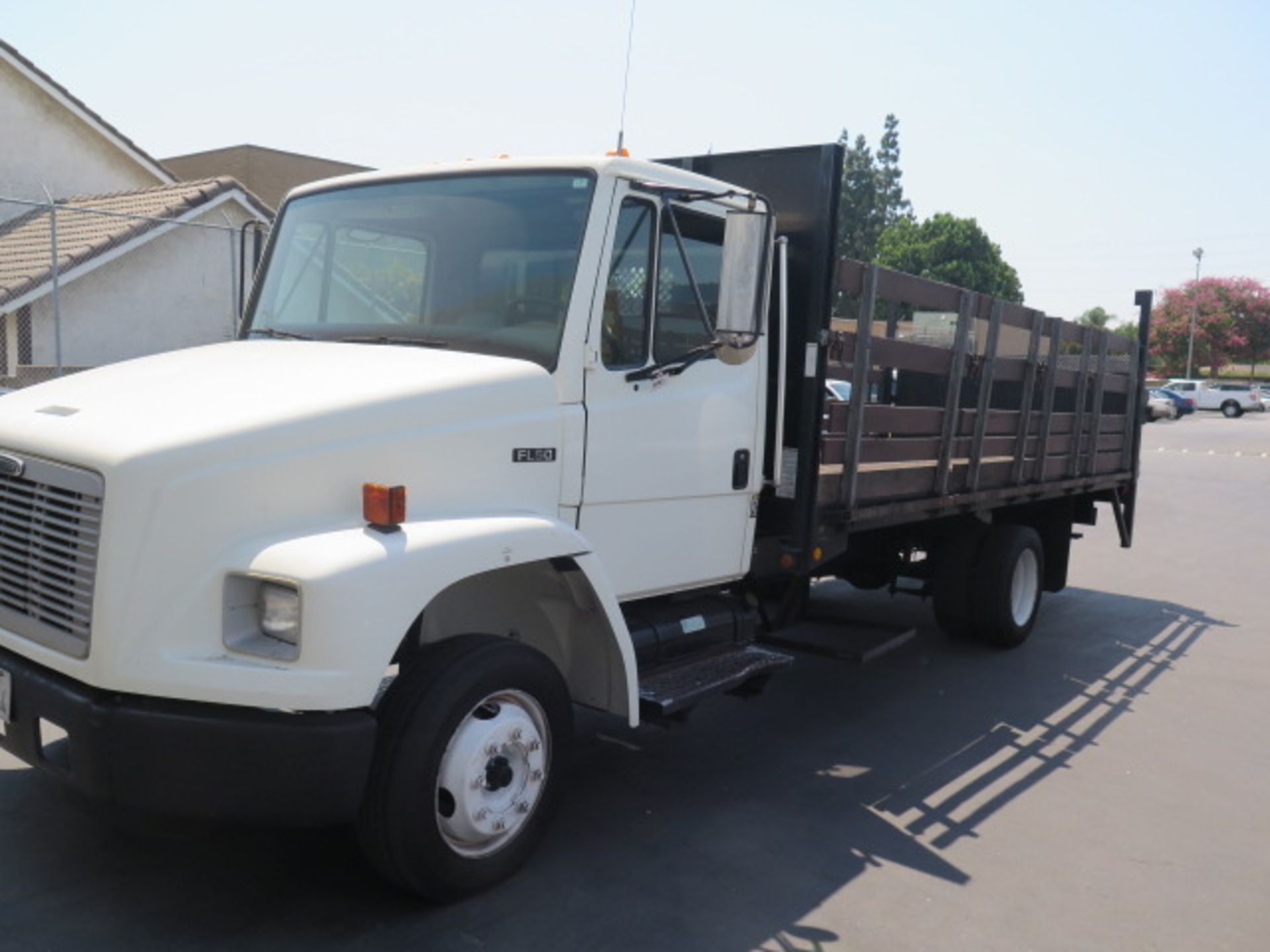 2003 Freightliner FL50 16’ Stake Bed Trk Lisc# 7F26544 w/ Cat 3126 190Hp Diesel Engine, SOLD AS IS