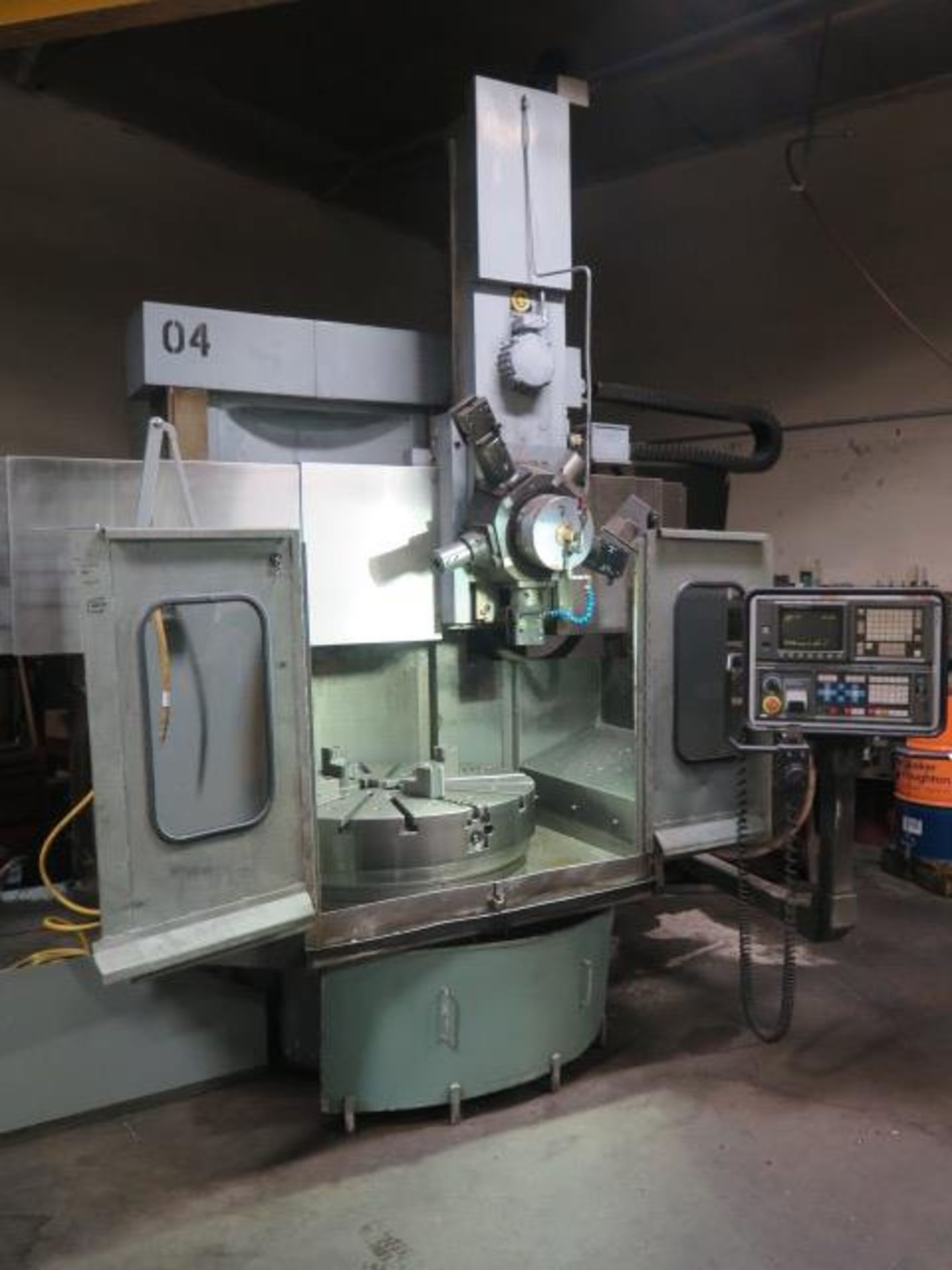 Giddings & Lewis 46” CNC Vertical Turret Lathe w/ Fanuc Series 0-T Controls New Century, SOLD AS IS - Image 2 of 14