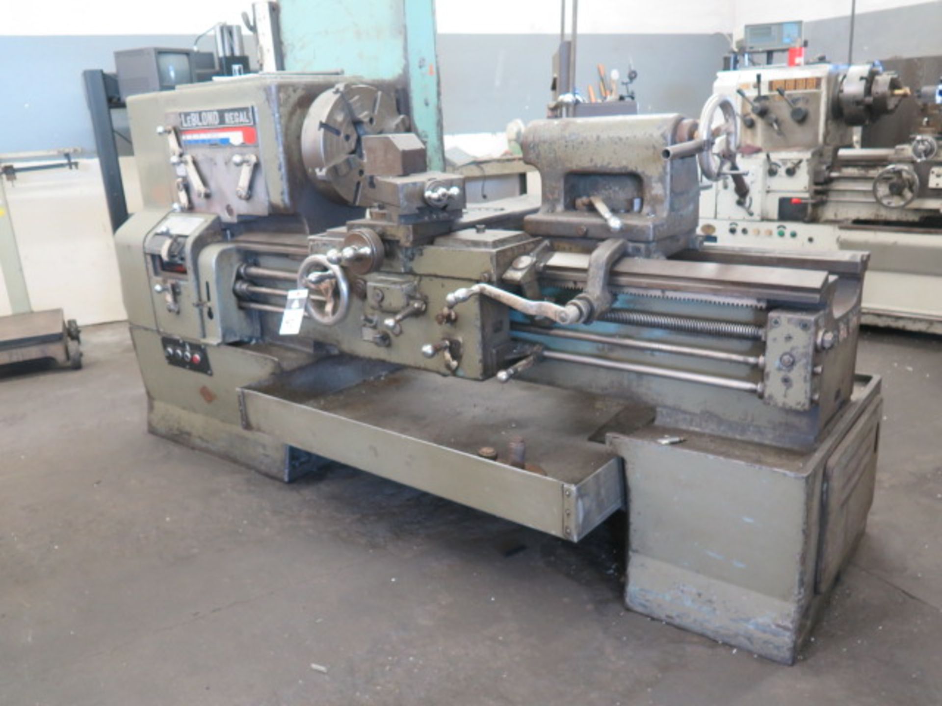 LeBlond Regal 22” x 40” Geared Head Lathe s/n 2F513 w/ 19-1500 RPM, Taper Attachment, SOLD AS IS - Image 2 of 9