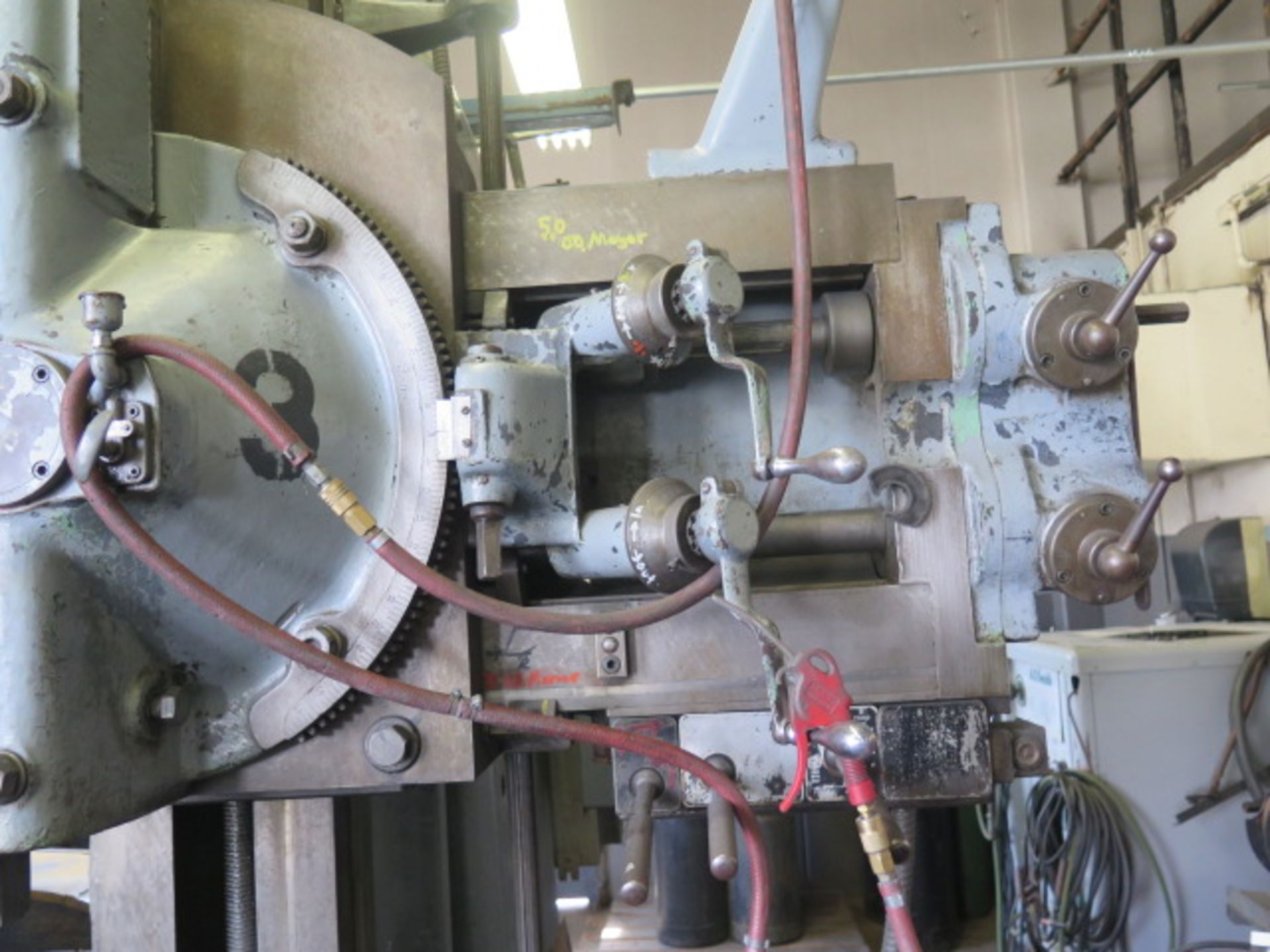 Cincinnati Hypro 52” Vertical Boring Mill s/n 6261 w/ Cincinnati Controls, 57” Swing, SOLD AS IS - Image 8 of 16