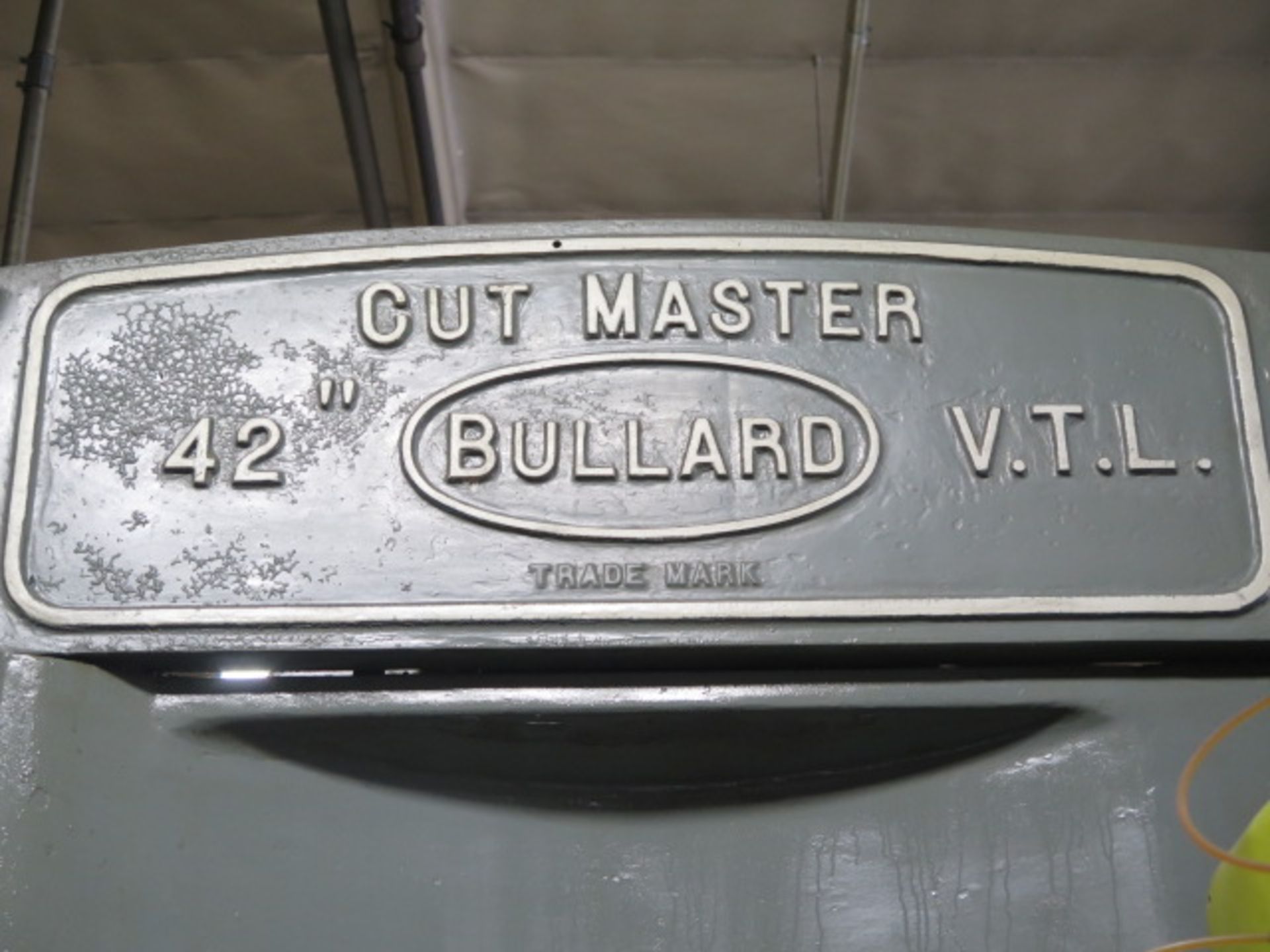 Bullard “Cut Master” 42” Vertical Turret Lathe s/n 28729 w/ Bullard Controls, 56” Swing, SOLD AS IS - Image 13 of 13