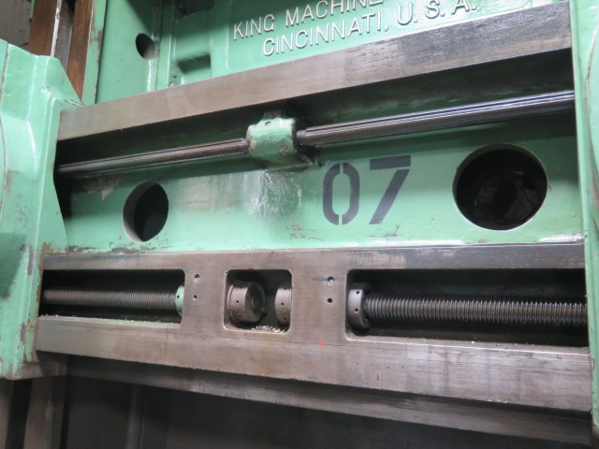 King 62” Vertical Boring Mill s/n 2076 w/Controls, 70” Swing, 1.7-83.4 RPM, (2) Facing/, SOLD AS IS - Image 15 of 18