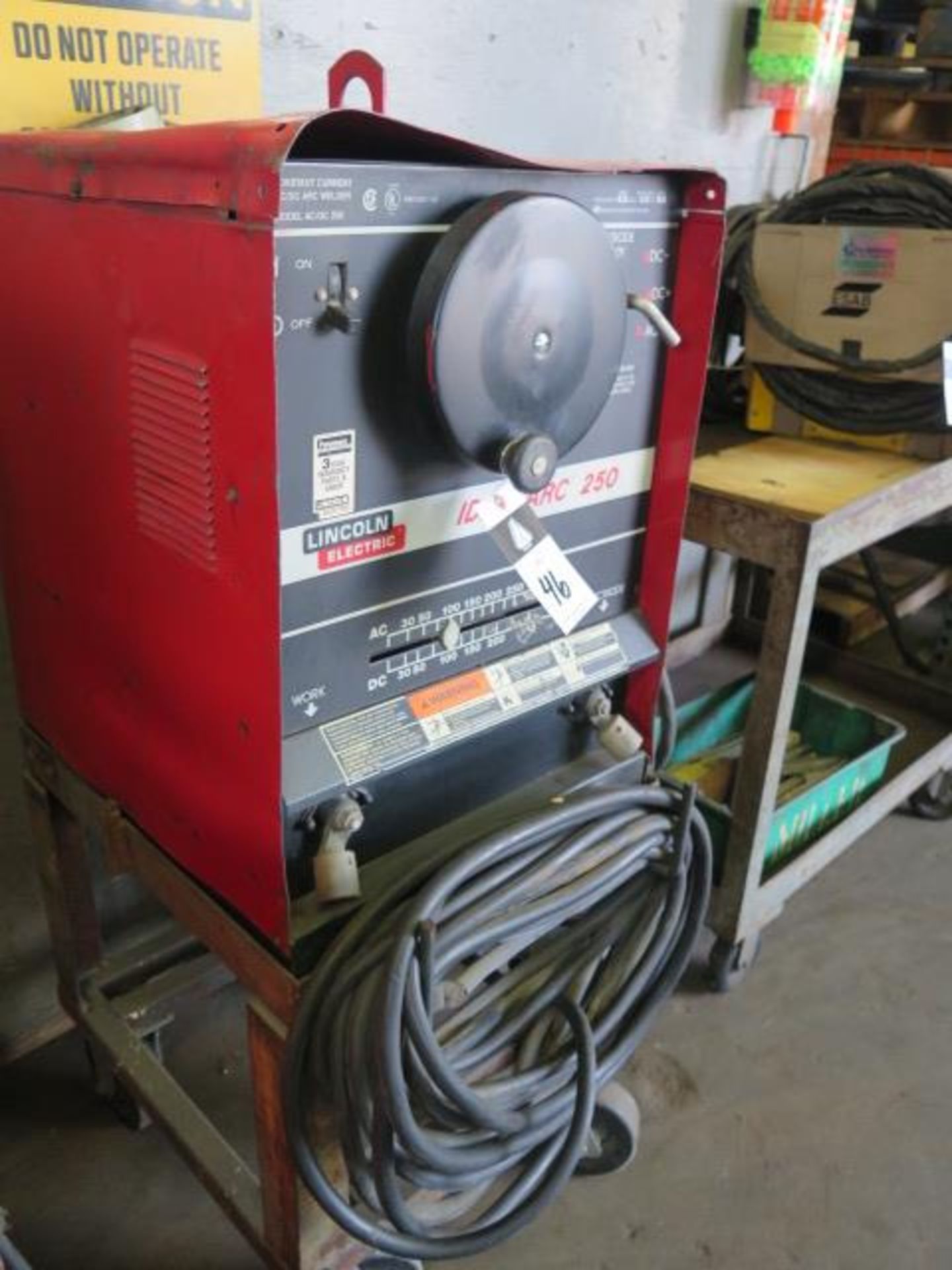 Lincoln Idealarc 250 CC-AC/DC Arc Welding Power Source (SOLD AS-IS - NO WARRANTY) - Image 4 of 5