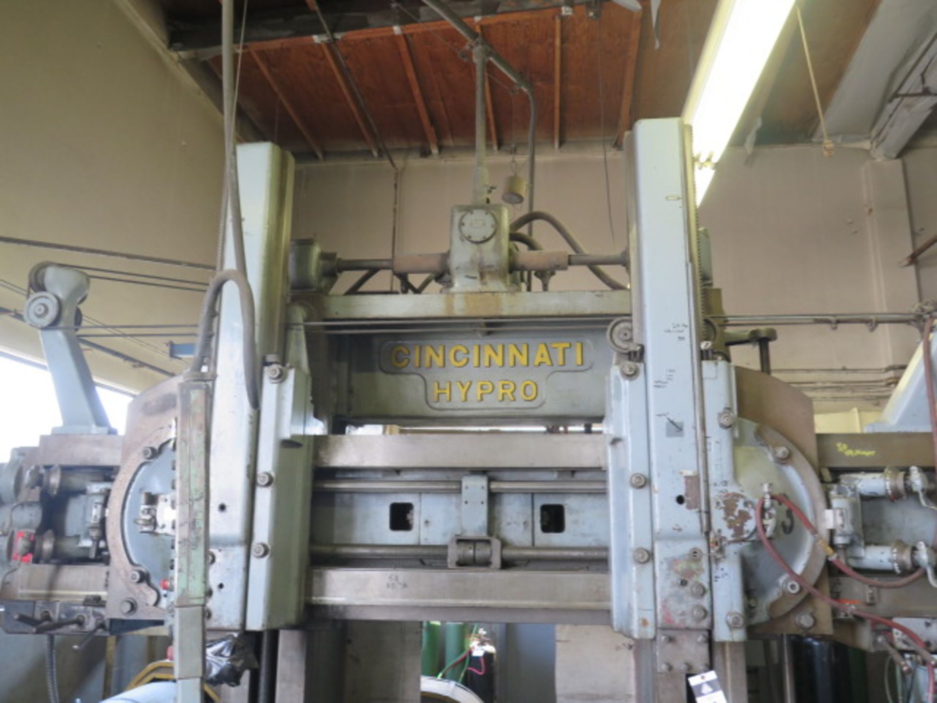 Cincinnati Hypro 52” Vertical Boring Mill s/n 6261 w/ Cincinnati Controls, 57” Swing, SOLD AS IS - Image 3 of 16