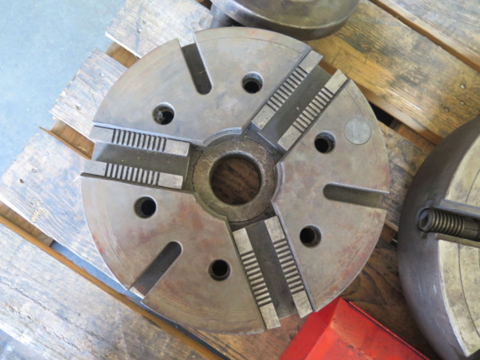 15" 3-Jaw Chuck and 18" 4-Jaw Chuck (NEEDS Jaw Shoes) (SOLD AS-IS - NO WARRANTY) - Image 4 of 4