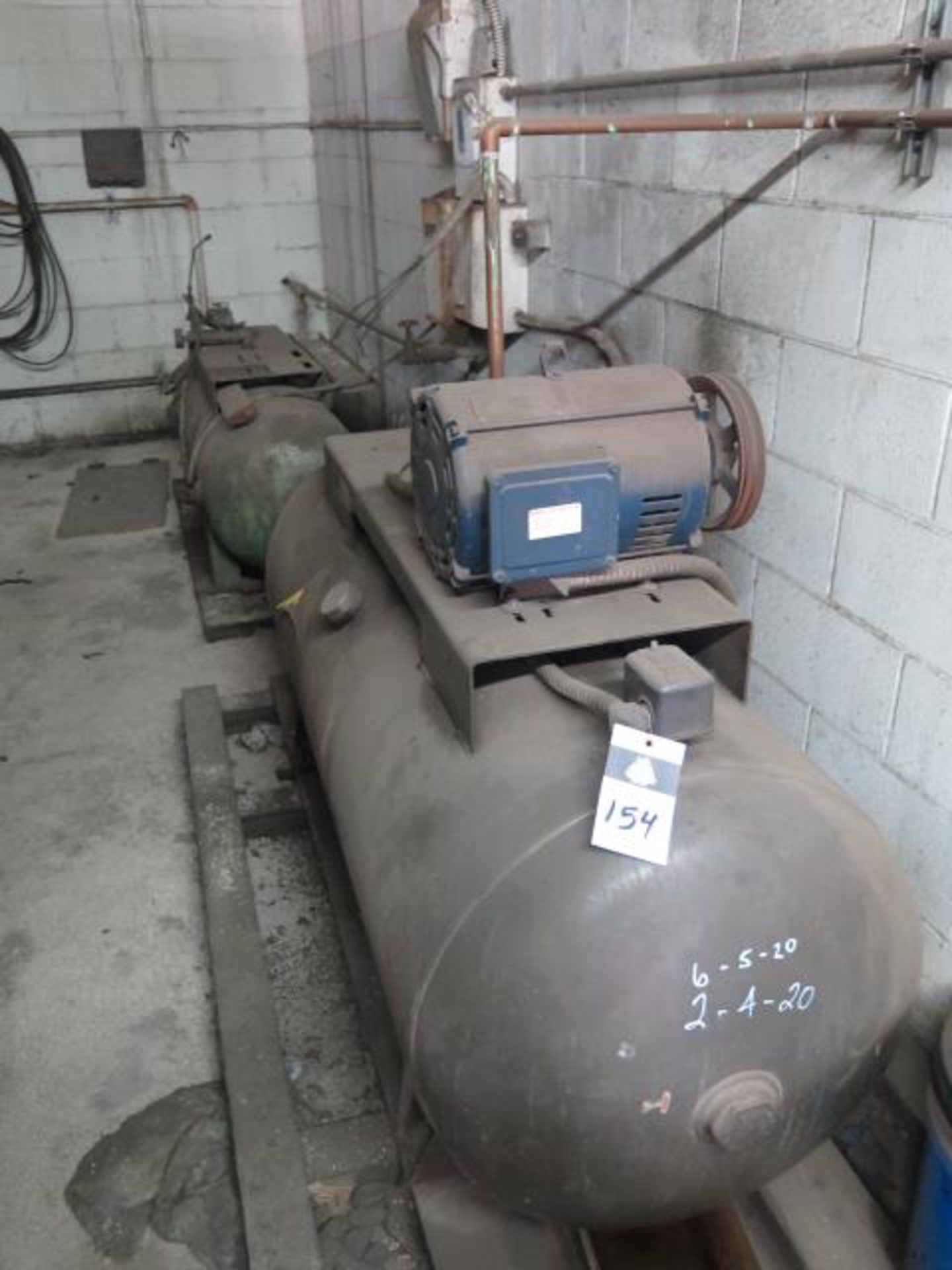 60 Gallon and 80 Gallon Horizontal Air Storage Tanks (2) (SOLD AS-IS - NO WARRANTY)