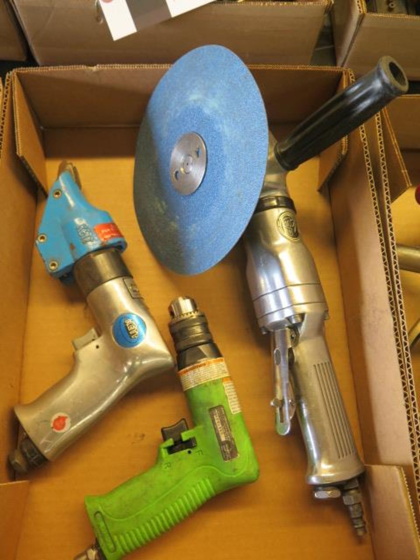 Pneumatic Shear, Angle Grinder and Drill (3) (SOLD AS-IS - NO WARRANTY) - Image 2 of 4