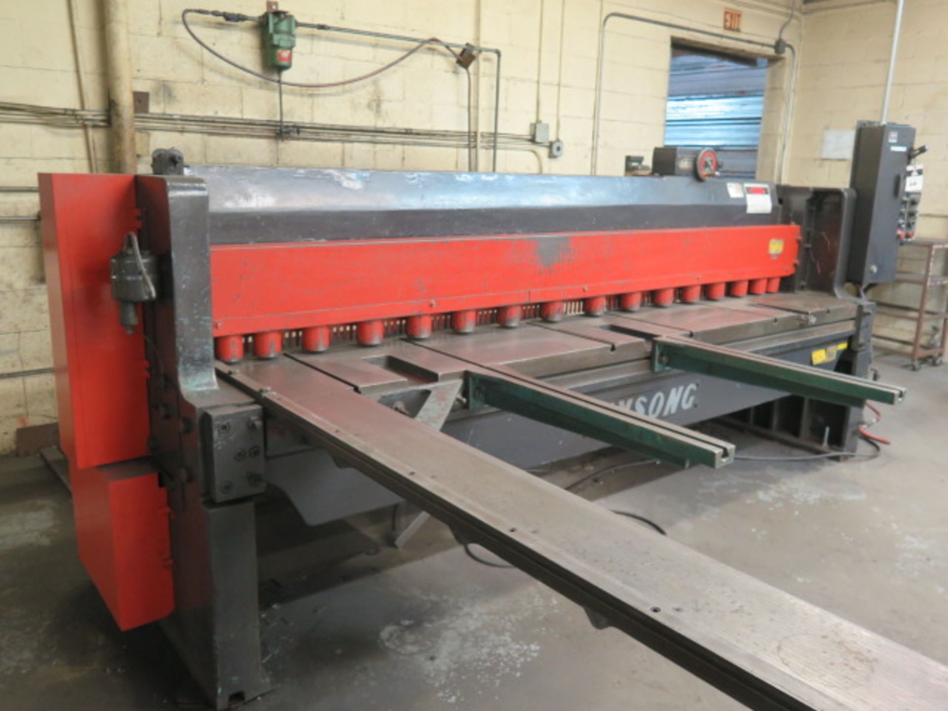 Wysong mdl. 1010 10GA (3/16”) x 10’ Power Shear s/n P32-1540 w/ Dial Power Backgauge, SOLD AS IS - Image 3 of 10