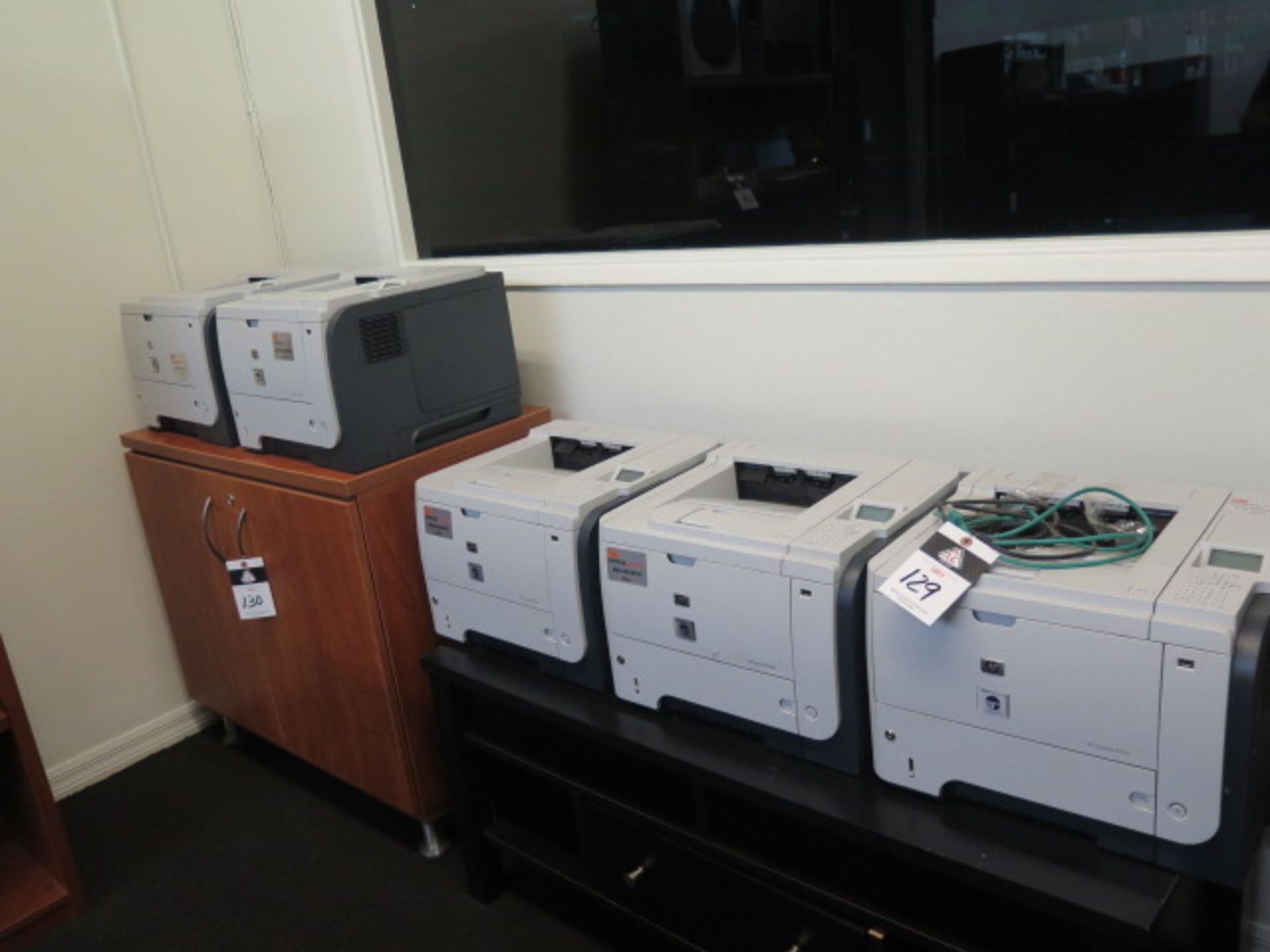 Hewlett Packard Laserjet P3015 Office Printers (7) (SOLD AS-IS - NO WARRANTY)