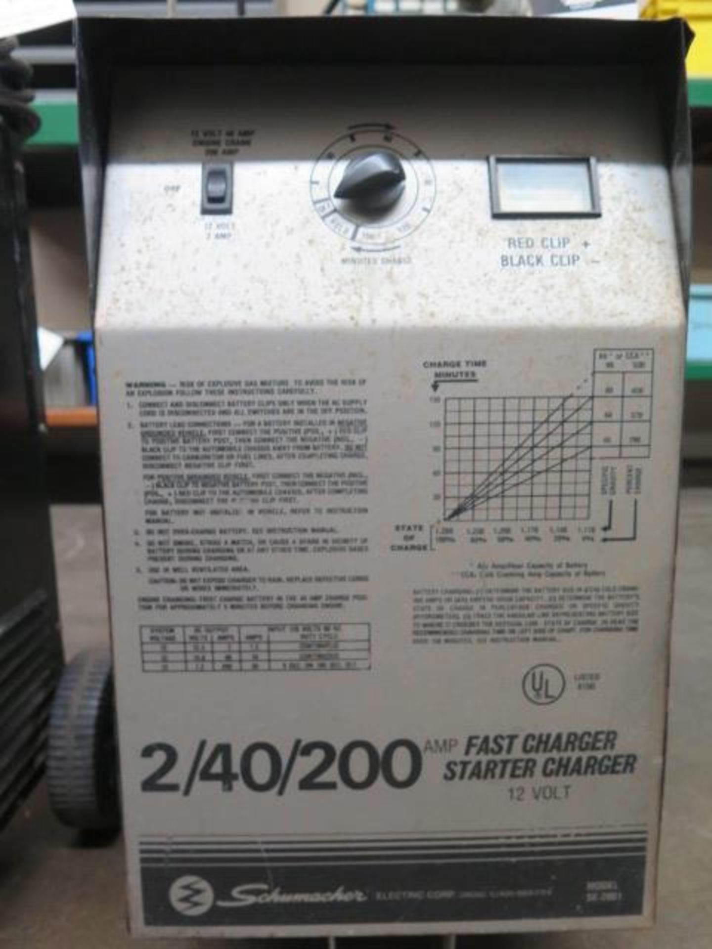 Shoemacher Battery Charger (SOLD AS-IS - NO WARRANTY) - Image 3 of 3