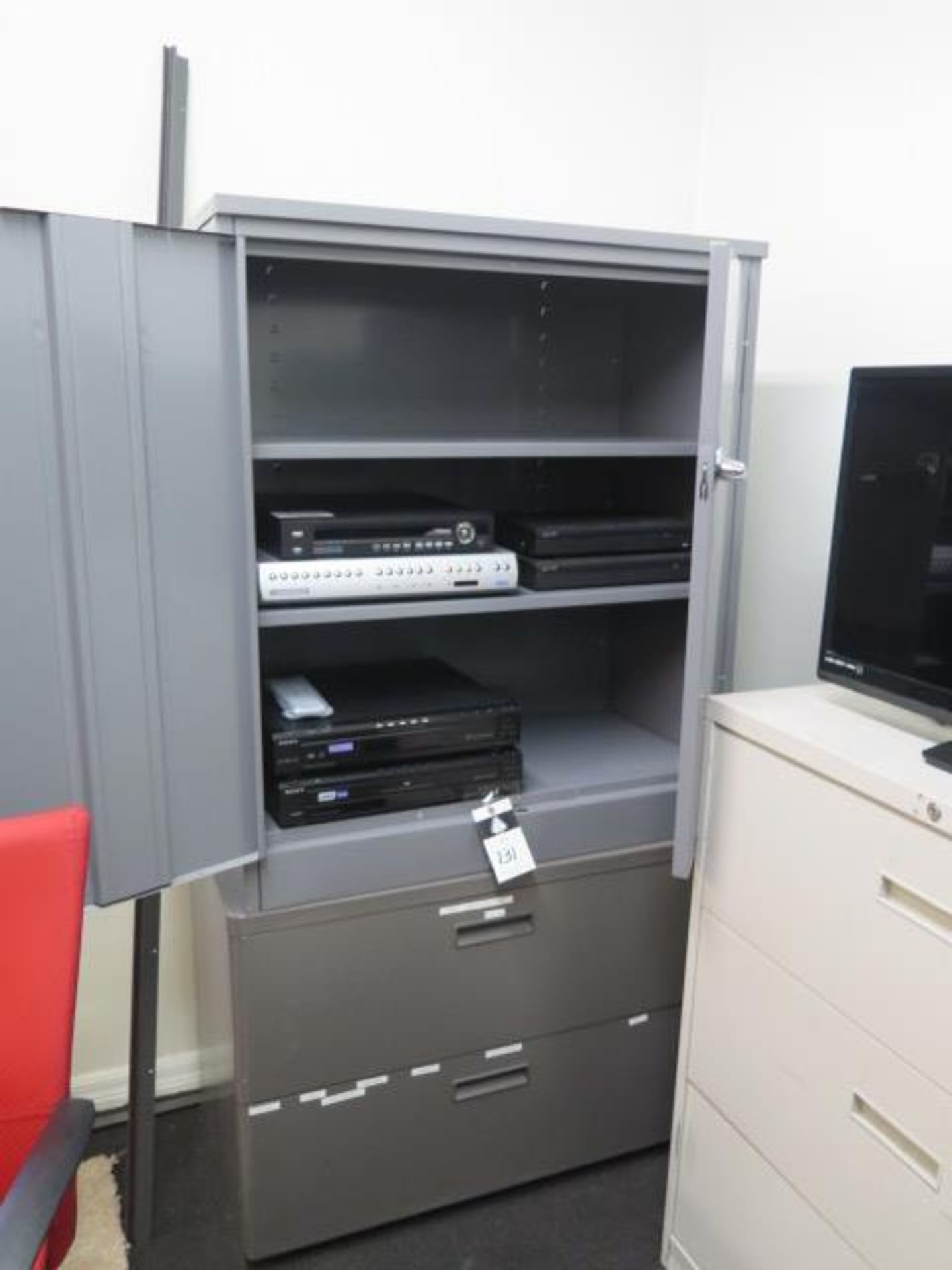 Desk, File Cabinets and Shelves (SOLD AS-IS - NO WARRANTY) - Image 5 of 5