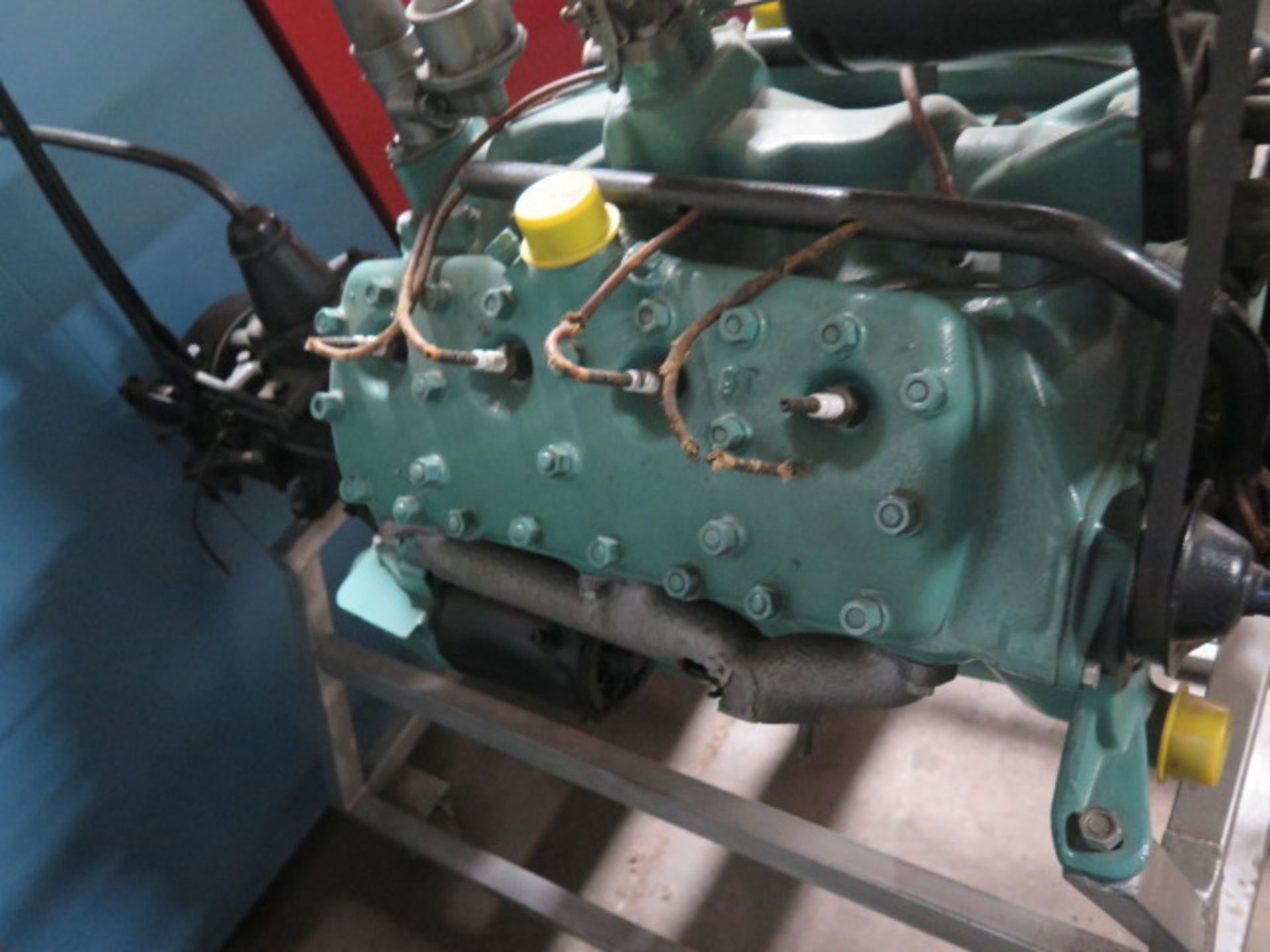 50's Ford V8 Flathead Enging w/ 4-Speed Standard Trans, Cylinder Head 81T-6050 (REMANUFACTURED) ( - Image 4 of 11