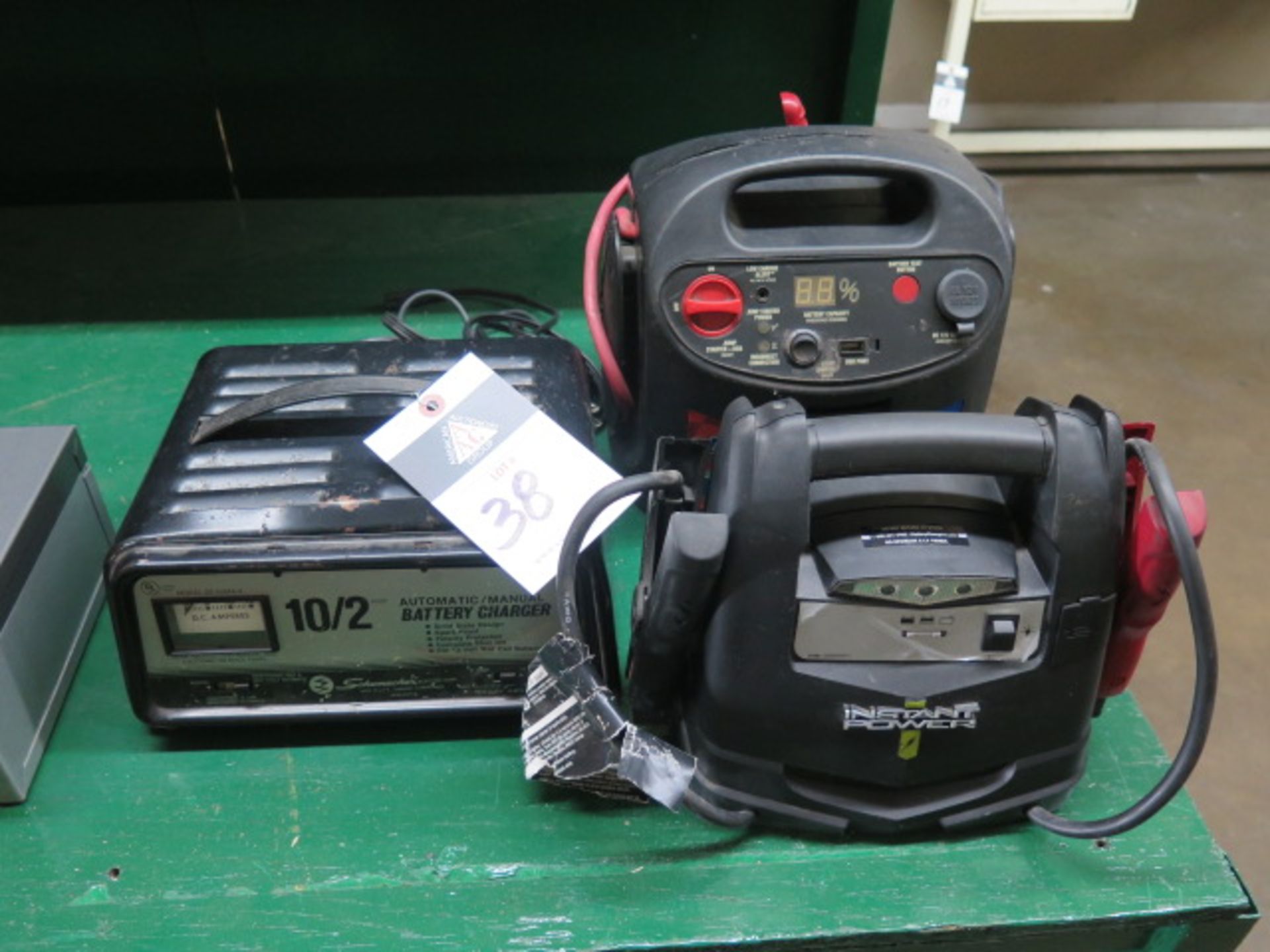 Battery Charger and Jump Starters (3) (SOLD AS-IS - NO WARRANTY)